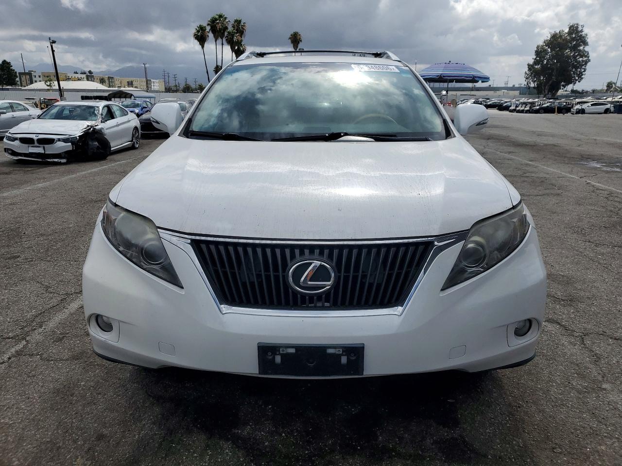 2012 Lexus Rx 350 White vin: 2T2ZK1BA8CC074656