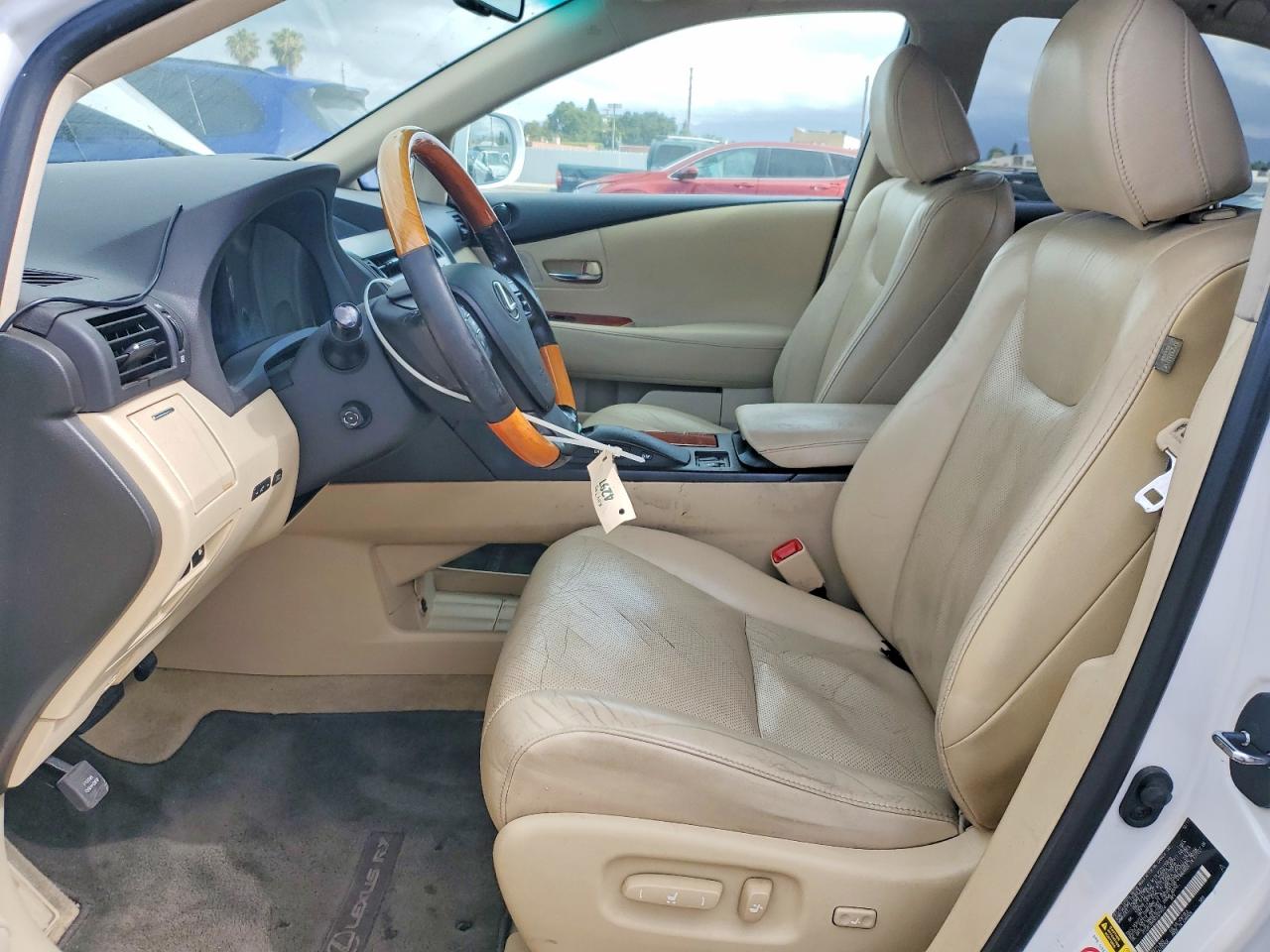 2012 Lexus Rx 350 White vin: 2T2ZK1BA8CC074656