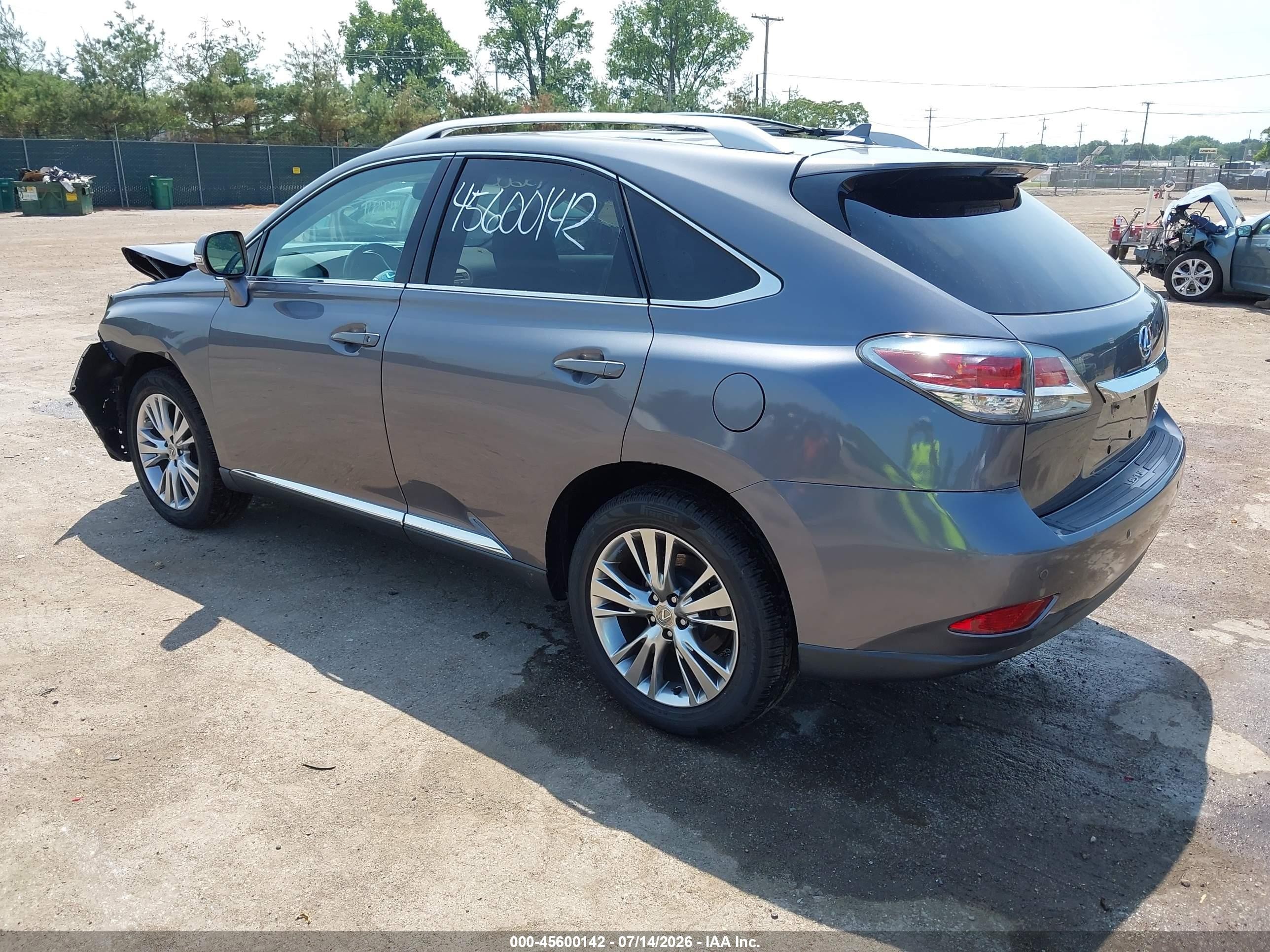 2013 Lexus Rx 350   Gray vin: 2T2ZK1BA8DC093466