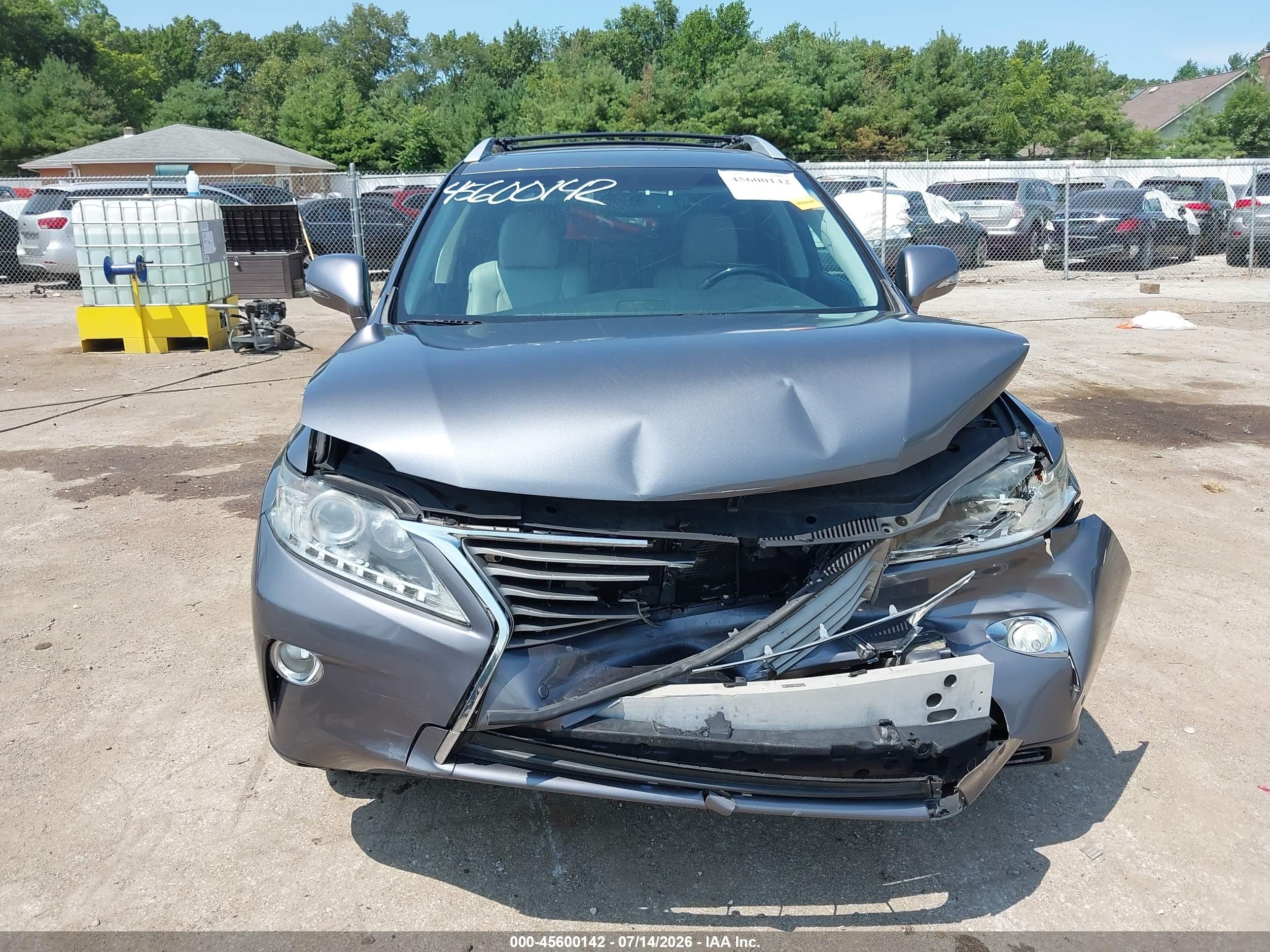 2013 Lexus Rx 350   Gray vin: 2T2ZK1BA8DC093466