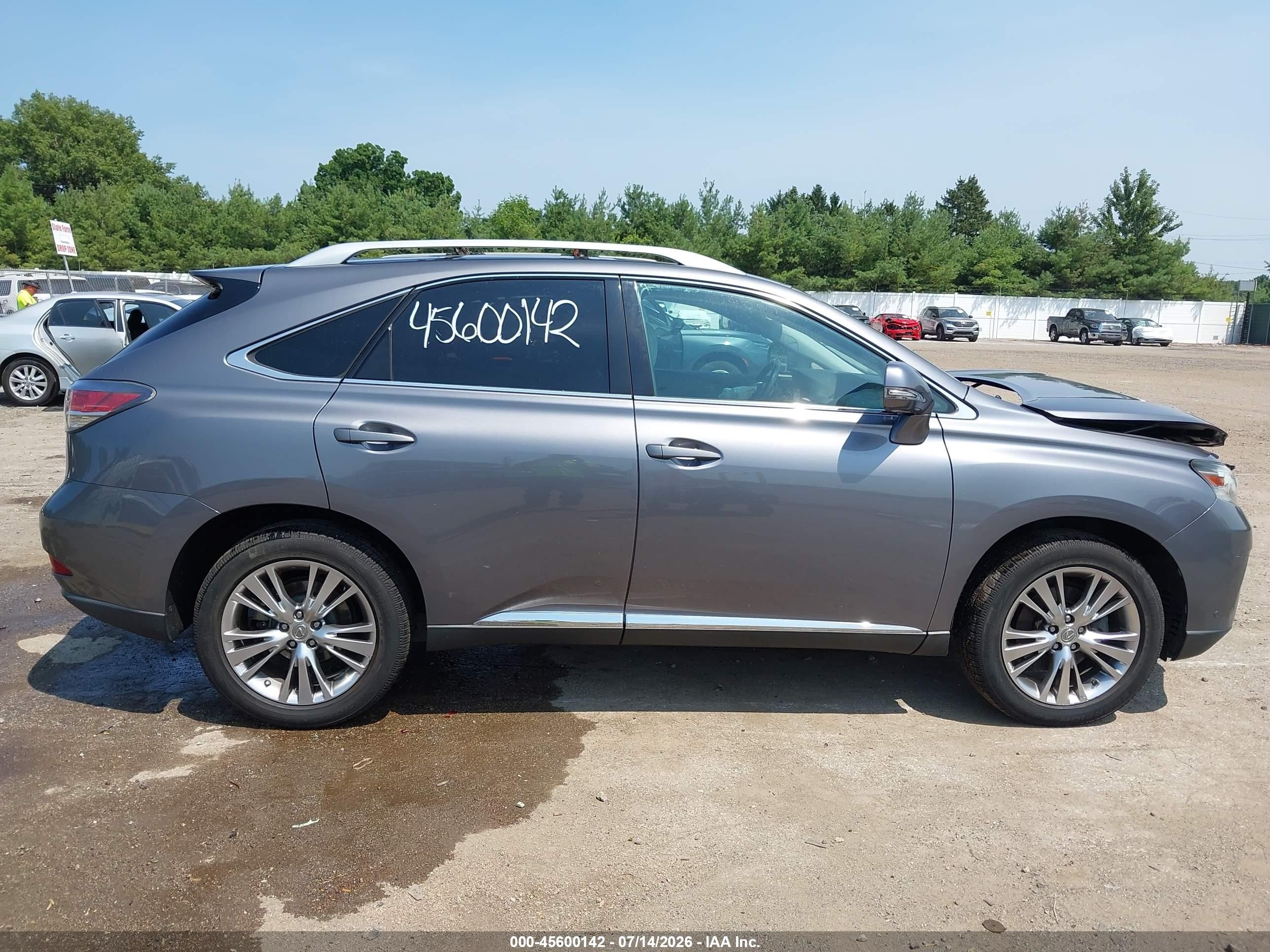 2013 Lexus Rx 350   Gray vin: 2T2ZK1BA8DC093466