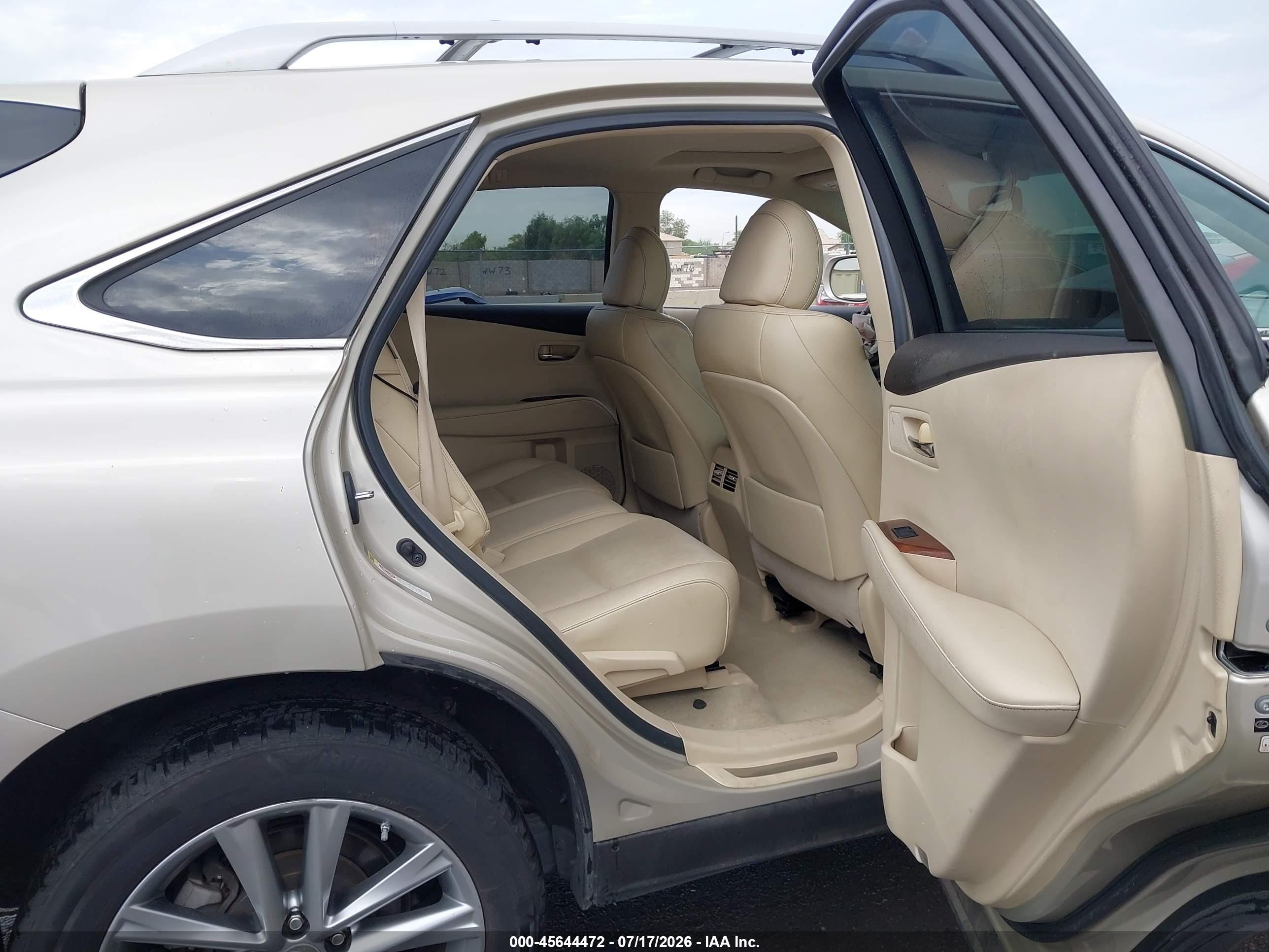 2013 Lexus Rx 350   Beige vin: 2T2ZK1BA8DC099896