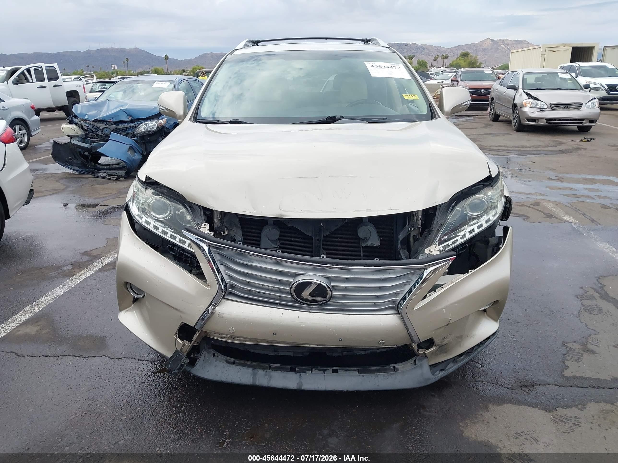 2013 Lexus Rx 350   Beige vin: 2T2ZK1BA8DC099896