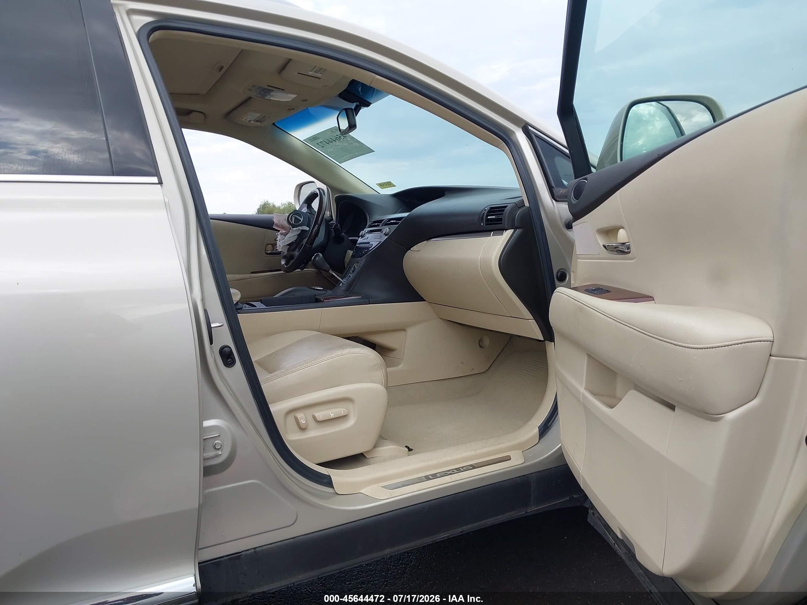 2013 Lexus Rx 350   Beige vin: 2T2ZK1BA8DC099896