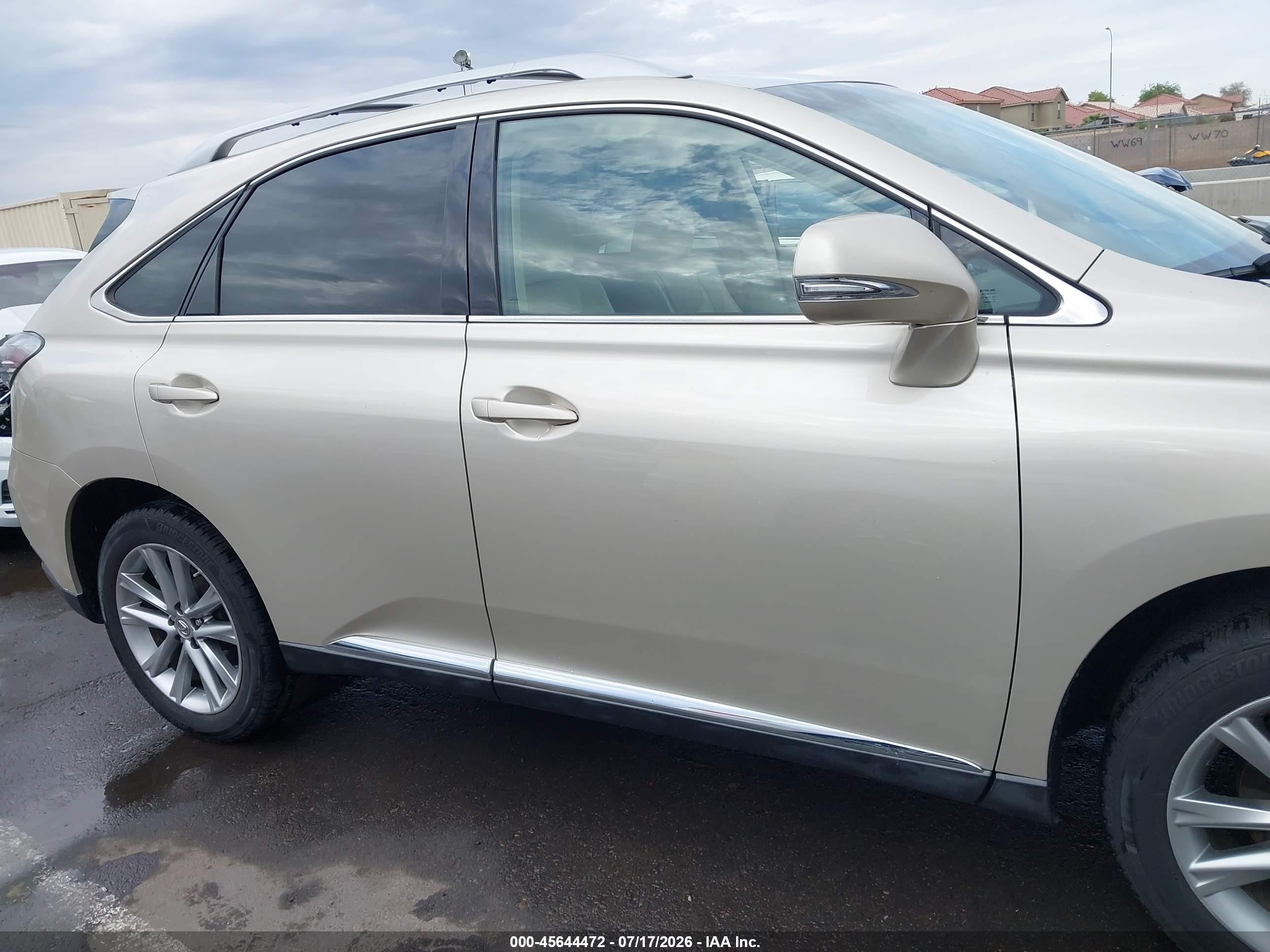 2013 Lexus Rx 350   Beige vin: 2T2ZK1BA8DC099896