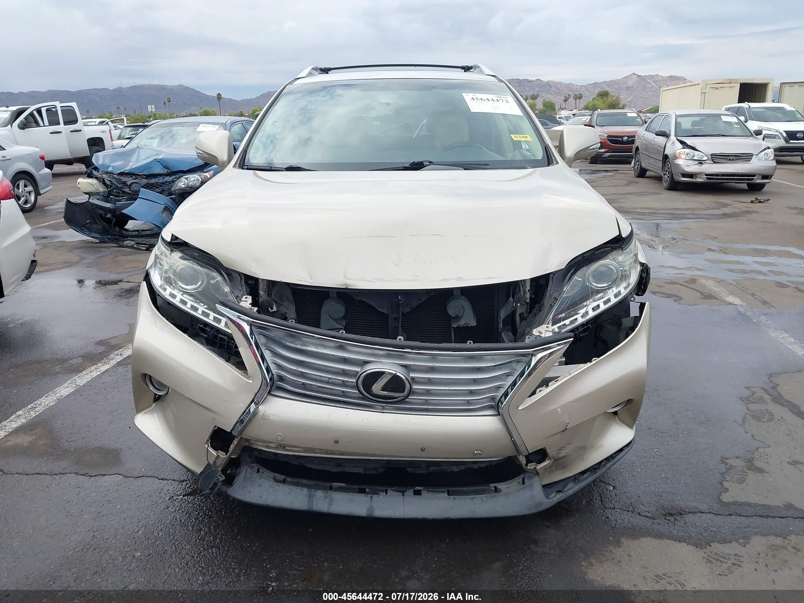 2013 Lexus Rx 350   Beige vin: 2T2ZK1BA8DC099896