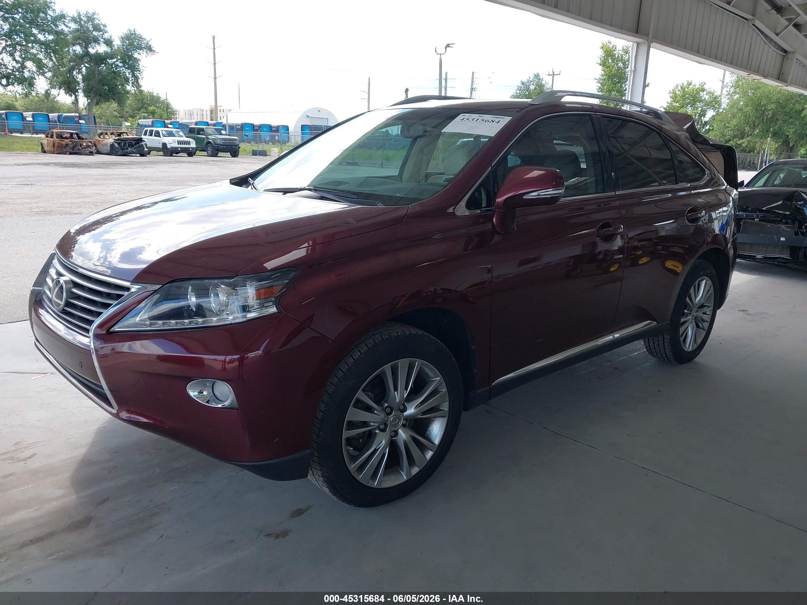 2013 Lexus Rx 350   Burgundy vin: 2T2ZK1BA8DC101596