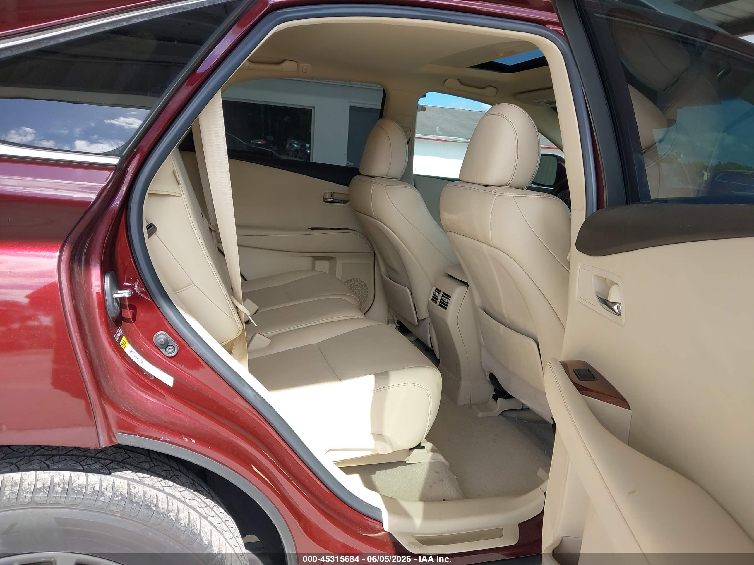 2013 Lexus Rx 350   Burgundy vin: 2T2ZK1BA8DC101596
