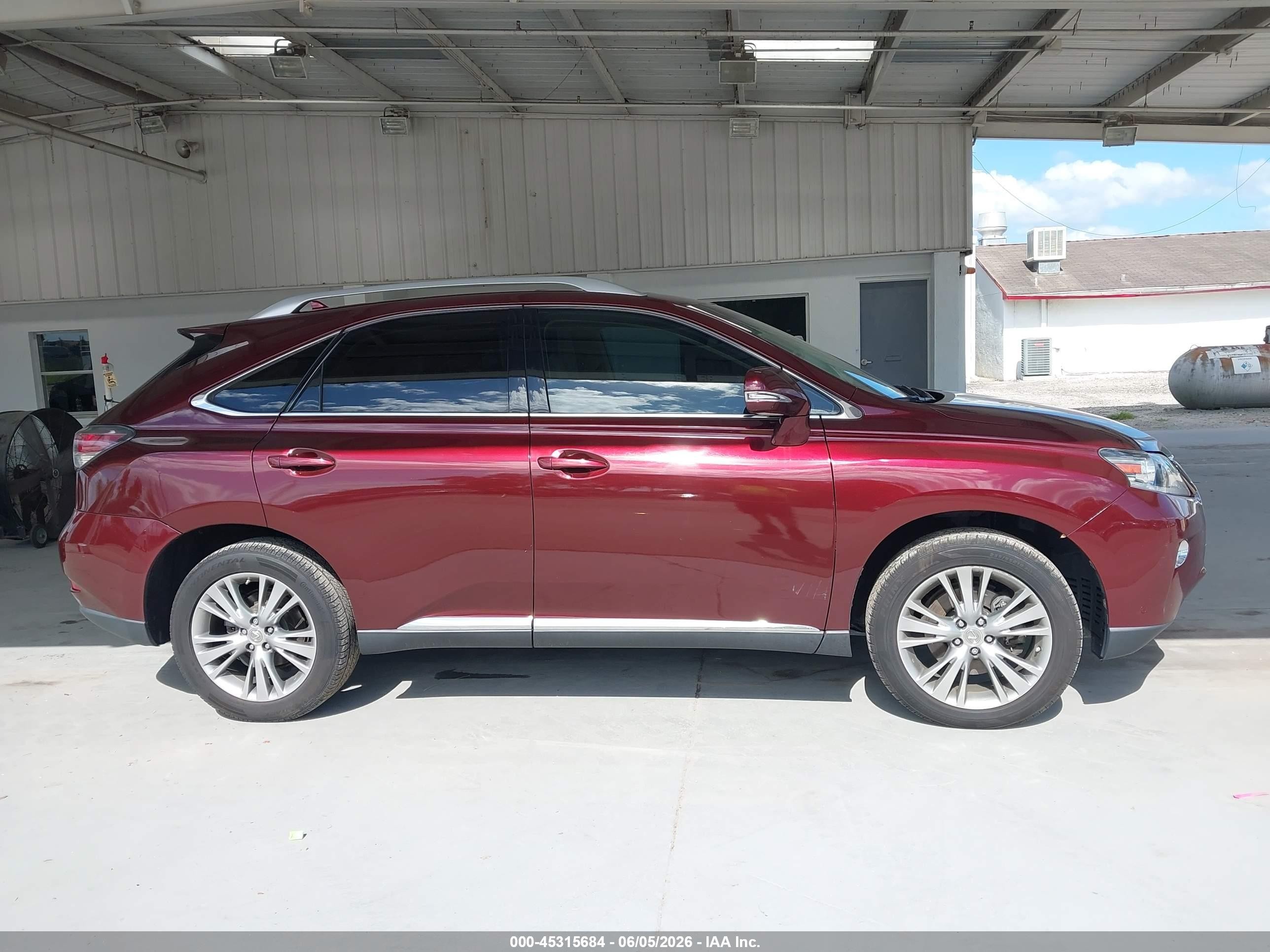 2013 Lexus Rx 350   Burgundy vin: 2T2ZK1BA8DC101596