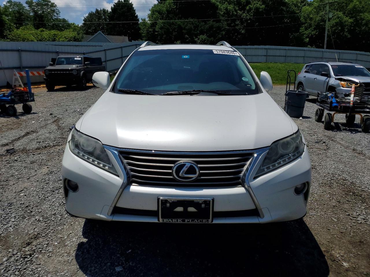 2013 Lexus Rx 350 White vin: 2T2ZK1BA8DC104529