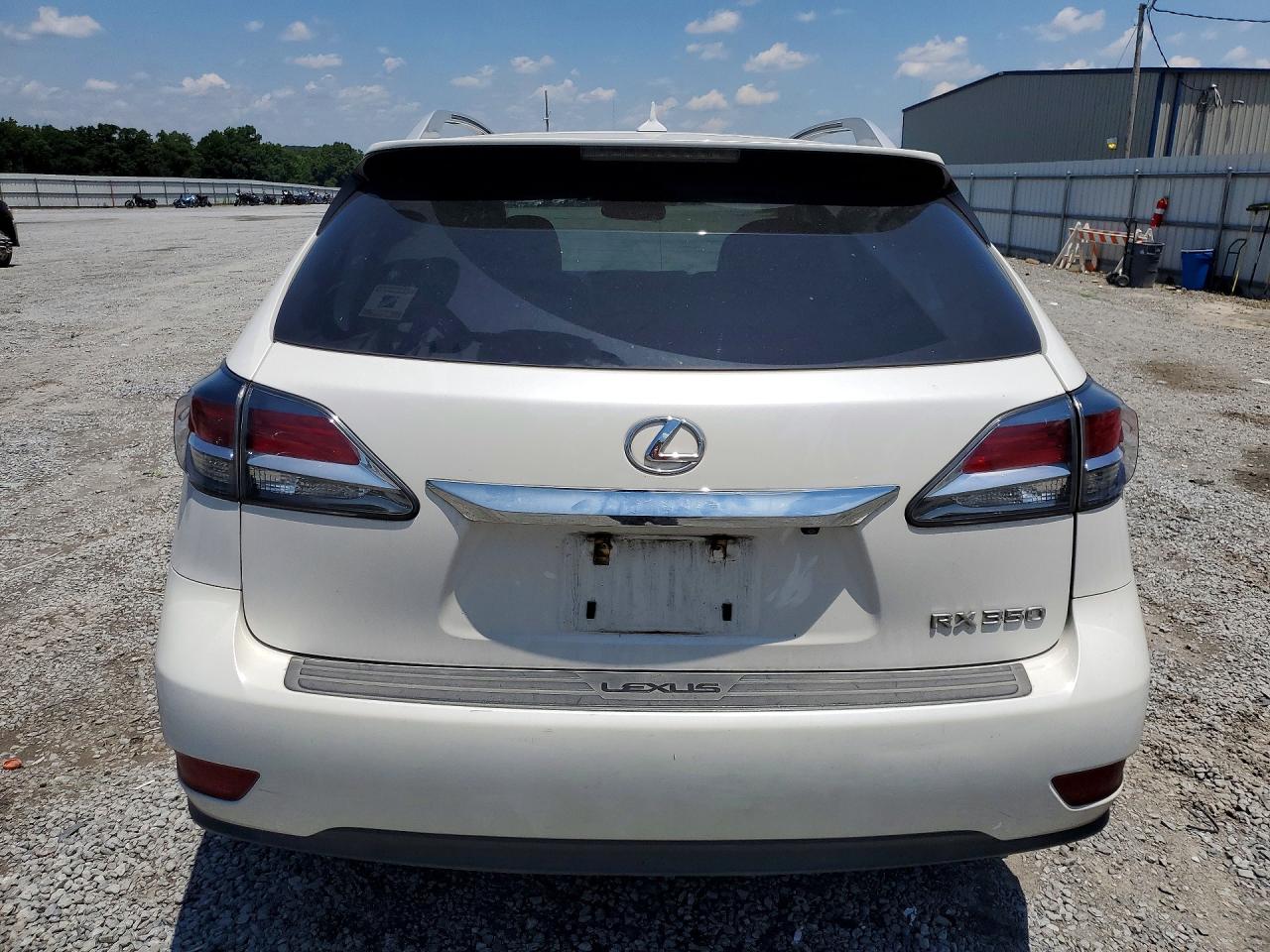 2013 Lexus Rx 350 White vin: 2T2ZK1BA8DC104529