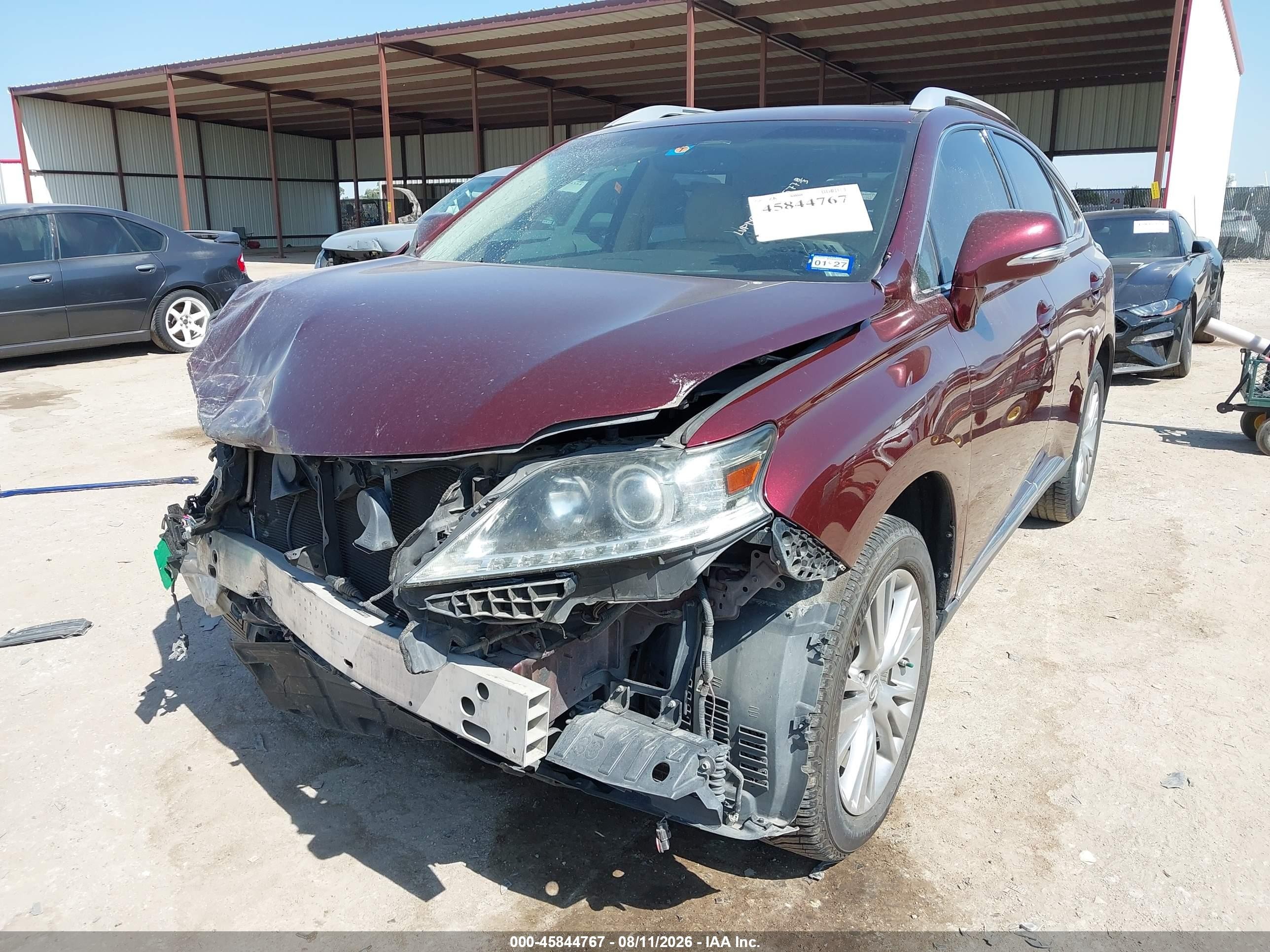 2013 Lexus Rx 350 Красный vin: 2T2ZK1BA8DC105891