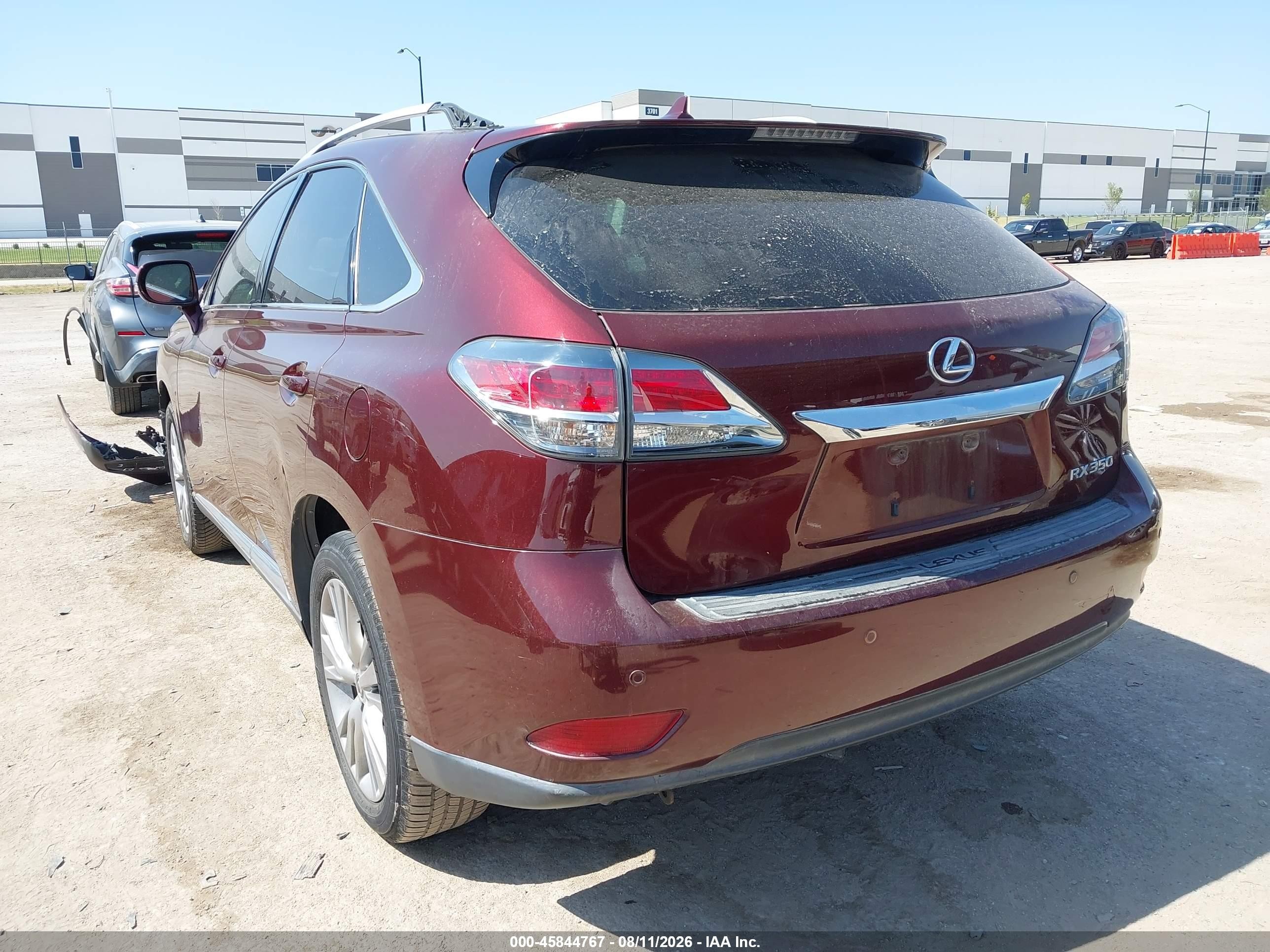 2013 Lexus Rx 350 Красный vin: 2T2ZK1BA8DC105891