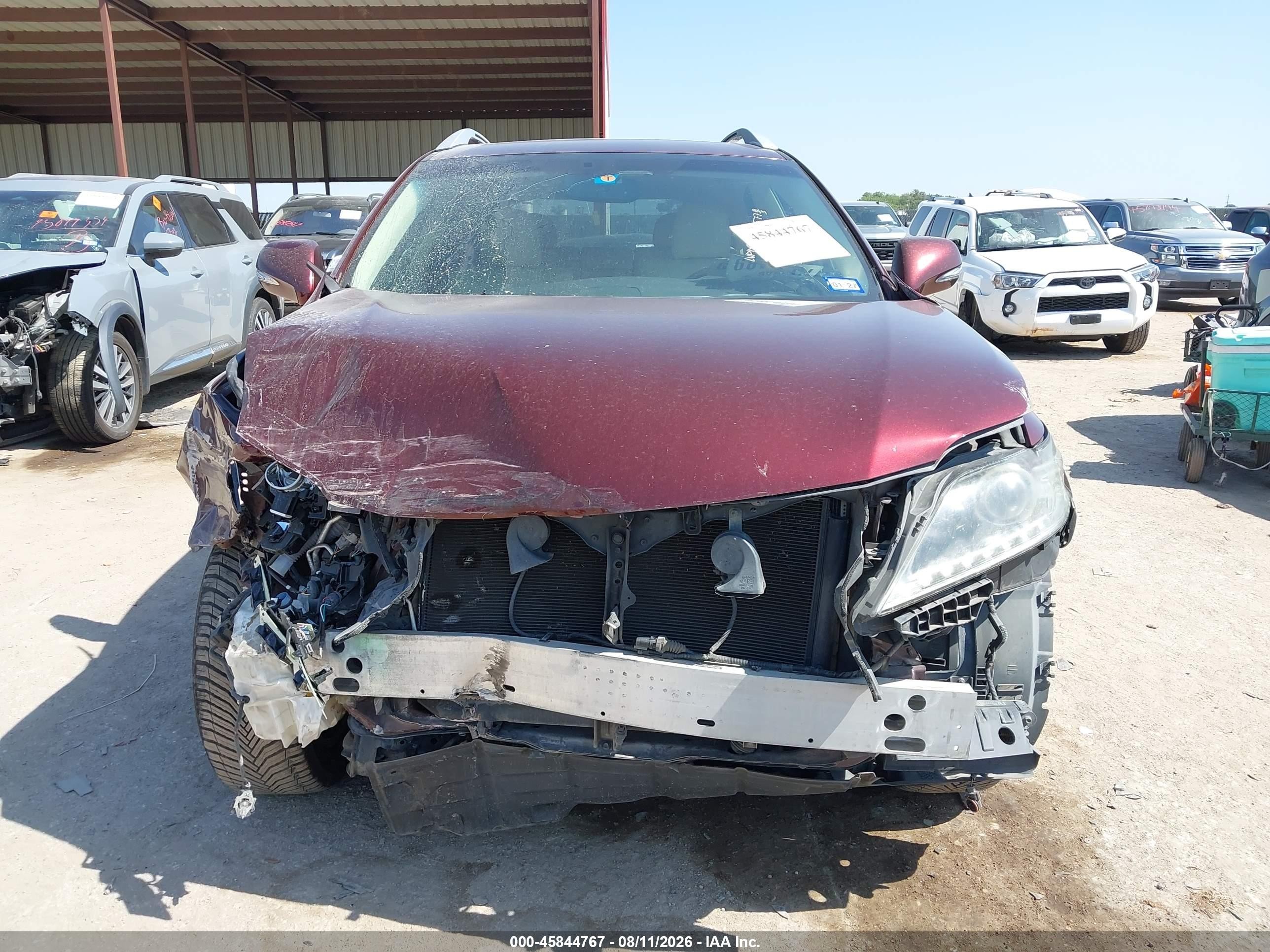 2013 Lexus Rx 350 Красный vin: 2T2ZK1BA8DC105891
