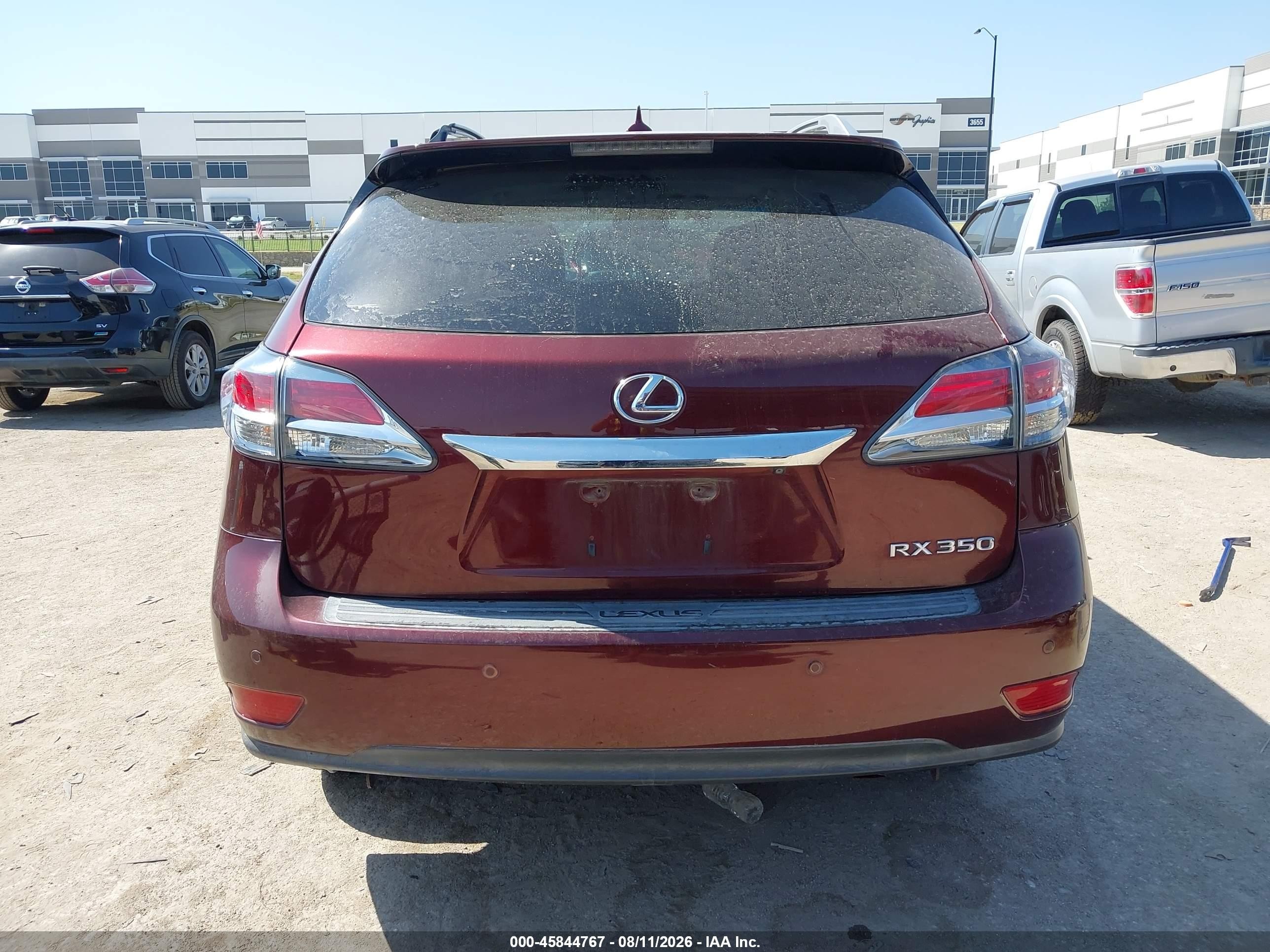 2013 Lexus Rx 350 Красный vin: 2T2ZK1BA8DC105891
