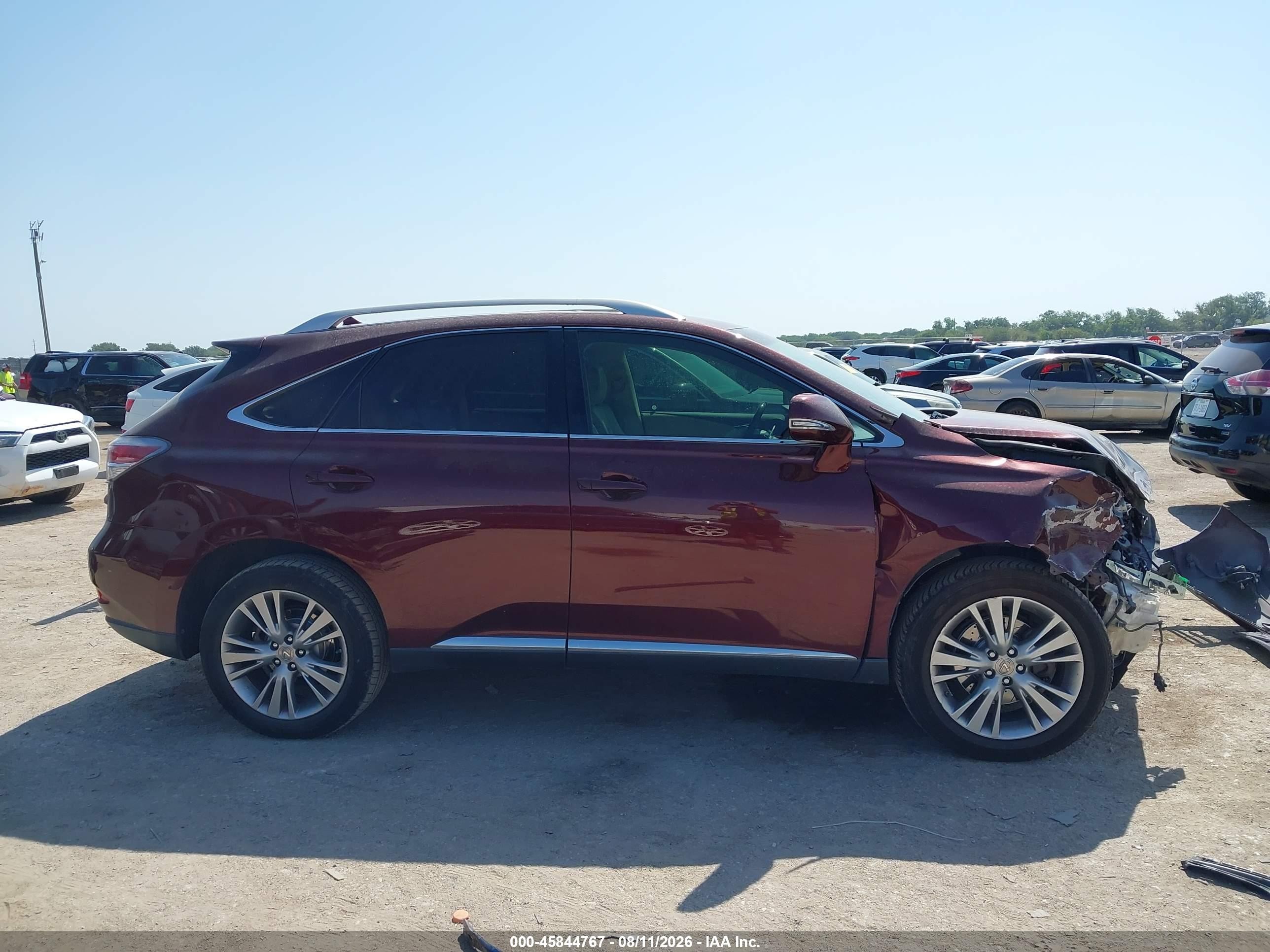 2013 Lexus Rx 350 Красный vin: 2T2ZK1BA8DC105891