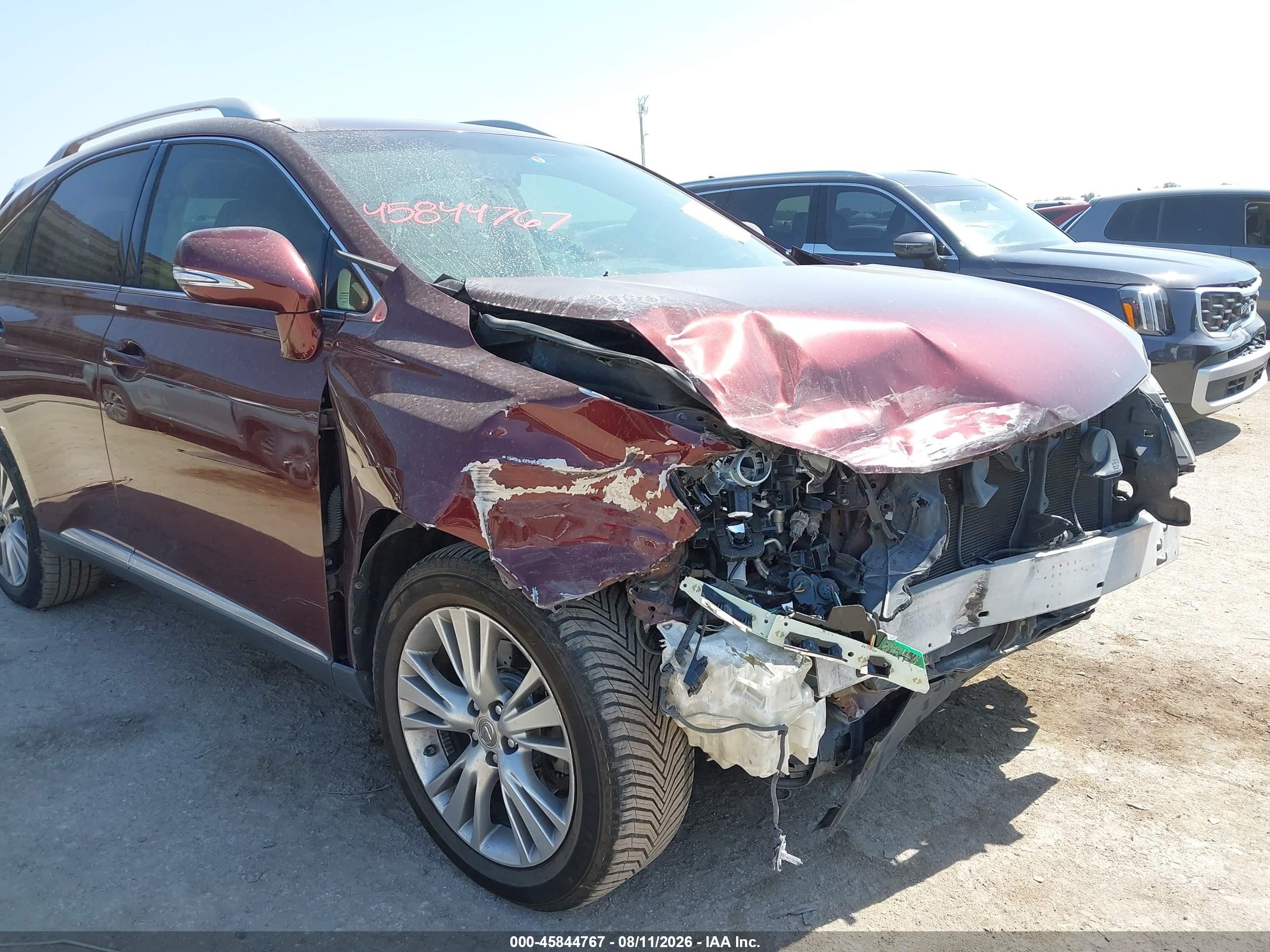2013 Lexus Rx 350 Красный vin: 2T2ZK1BA8DC105891