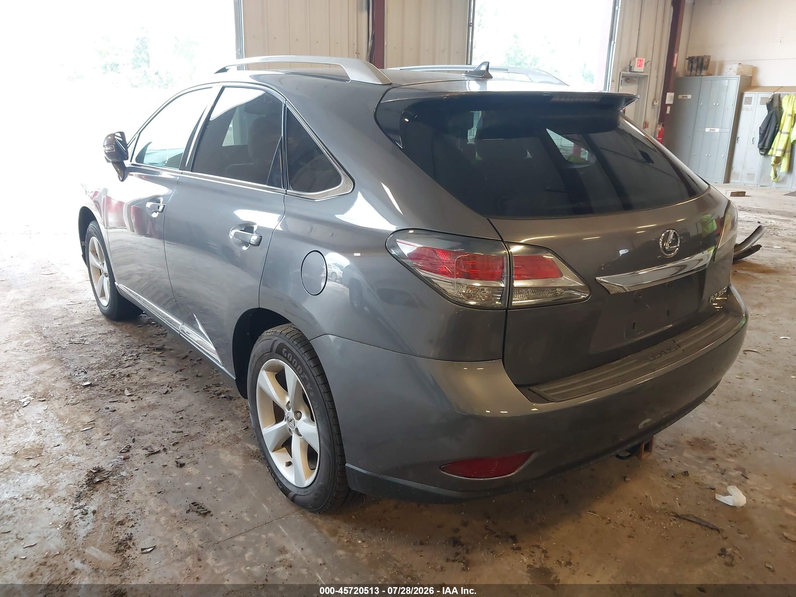 2013 Lexus Rx 350   Gray vin: 2T2ZK1BA8DC108015