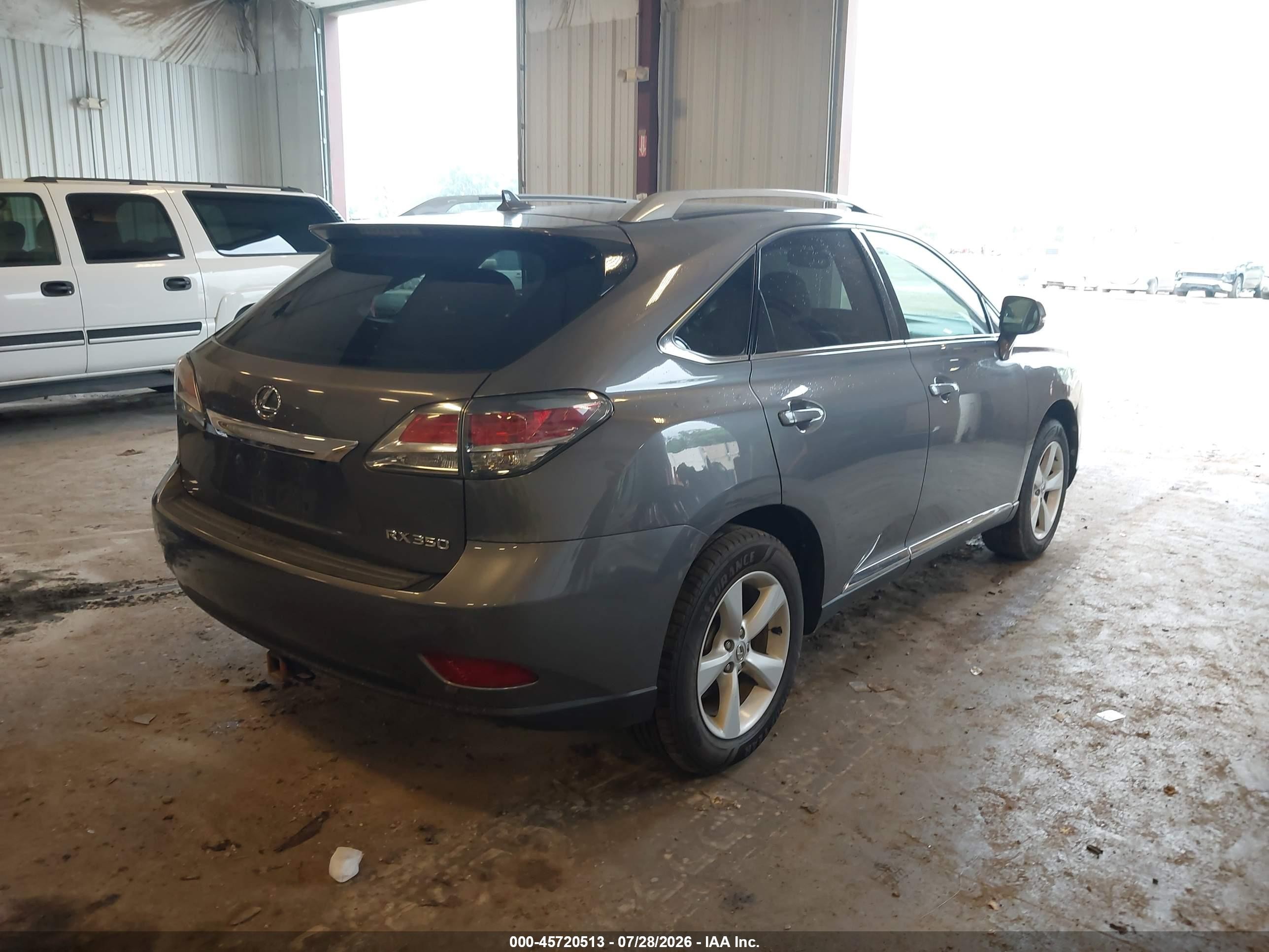 2013 Lexus Rx 350   Gray vin: 2T2ZK1BA8DC108015