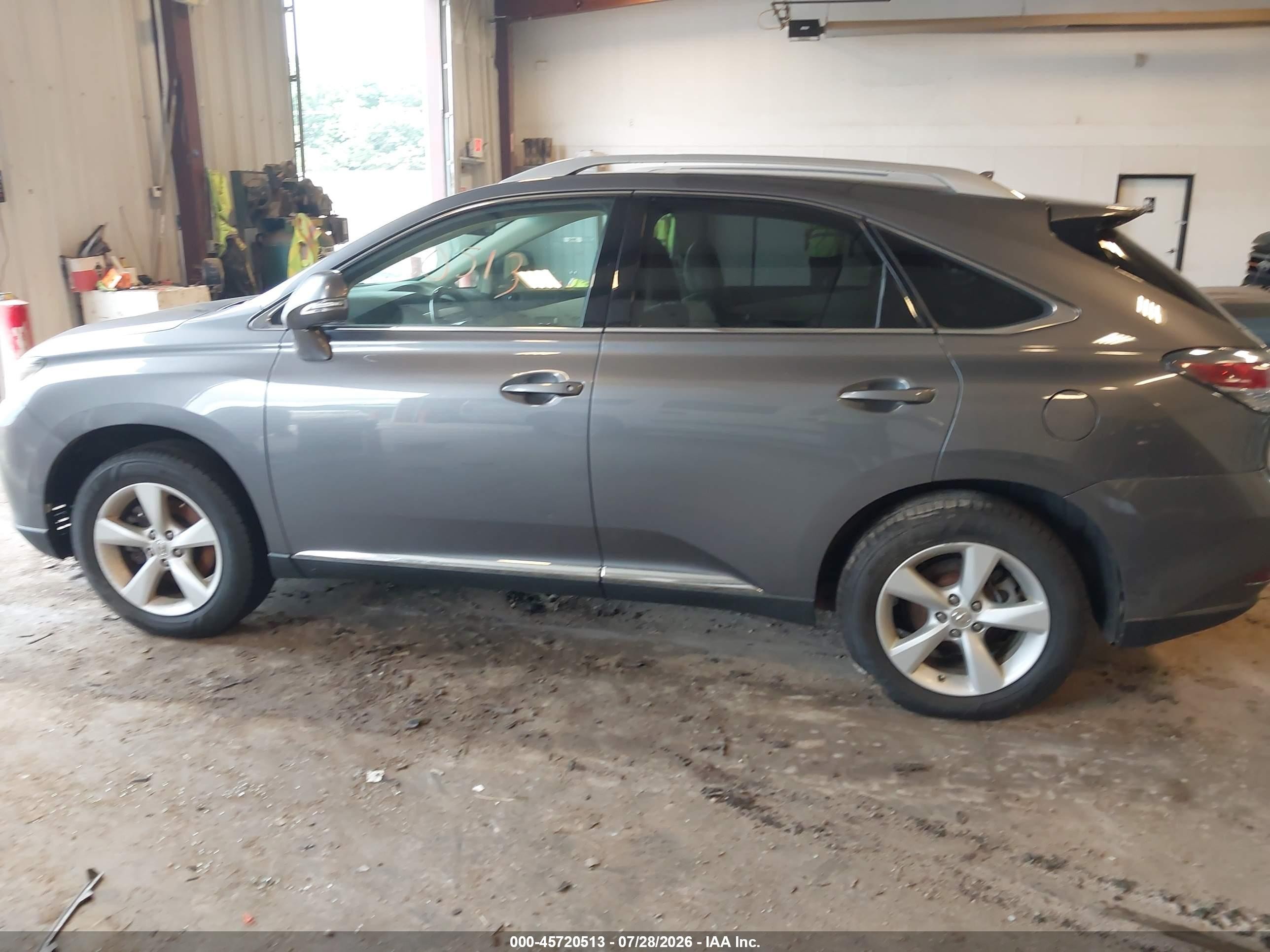 2013 Lexus Rx 350   Gray vin: 2T2ZK1BA8DC108015