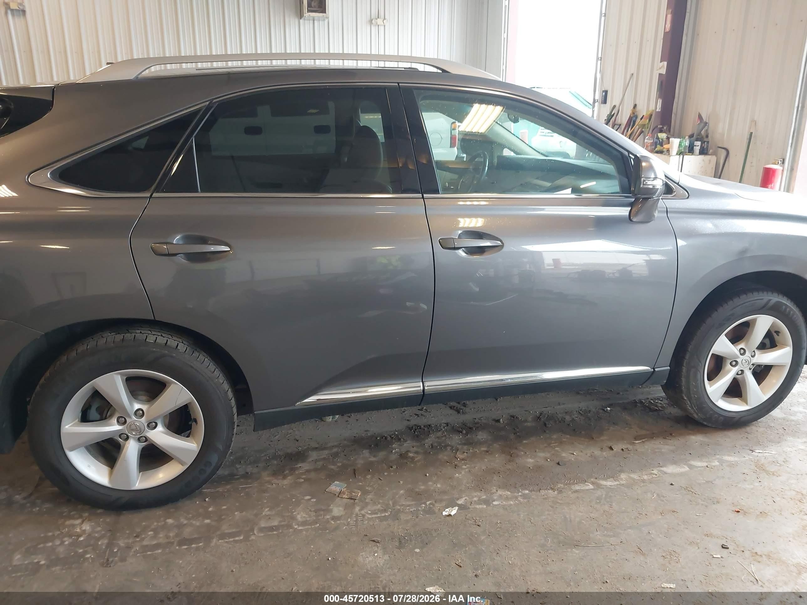 2013 Lexus Rx 350   Gray vin: 2T2ZK1BA8DC108015
