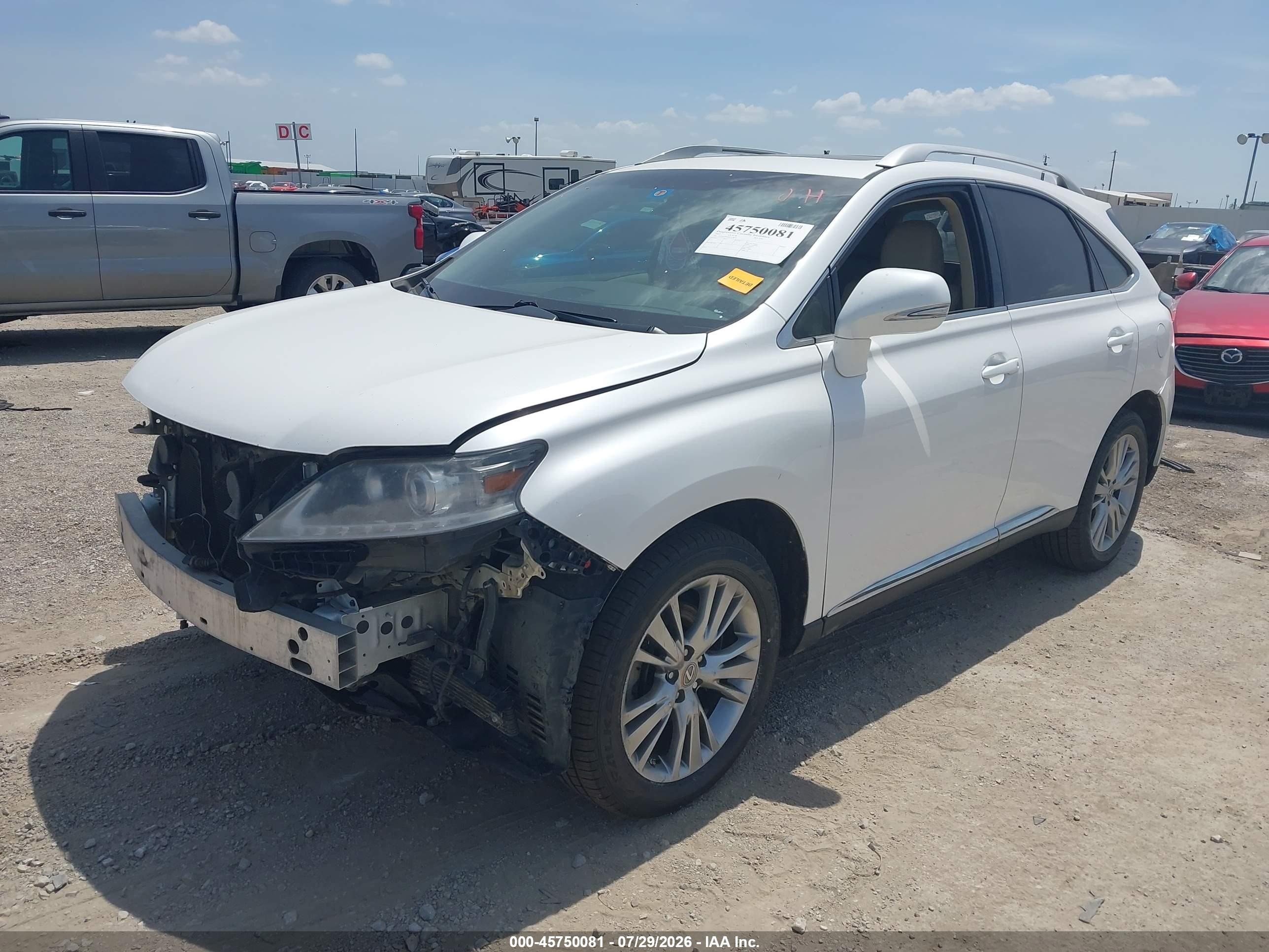 2013 Lexus Rx 350   Белый vin: 2T2ZK1BA8DC118673