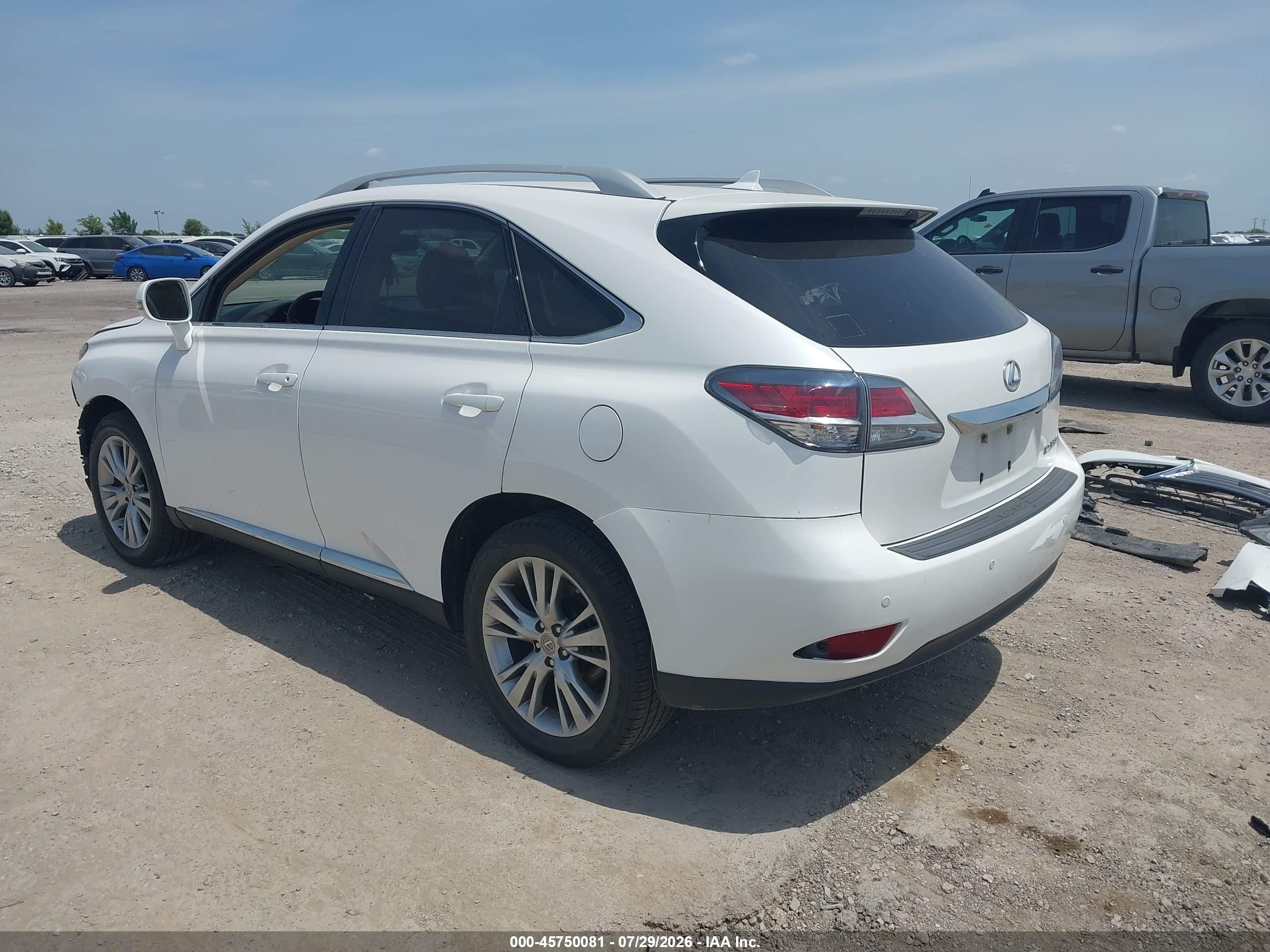 2013 Lexus Rx 350   Белый vin: 2T2ZK1BA8DC118673