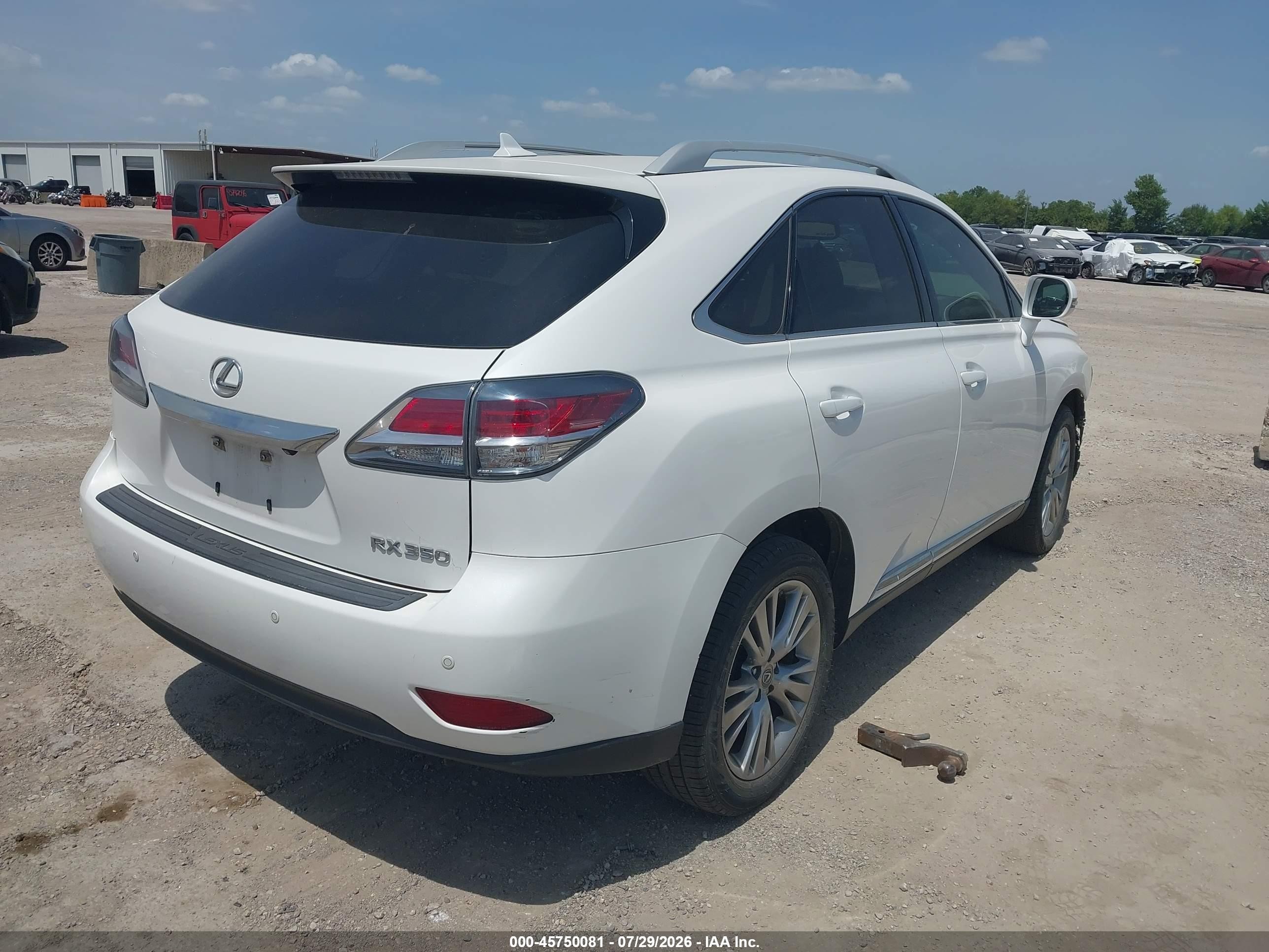 2013 Lexus Rx 350   Белый vin: 2T2ZK1BA8DC118673