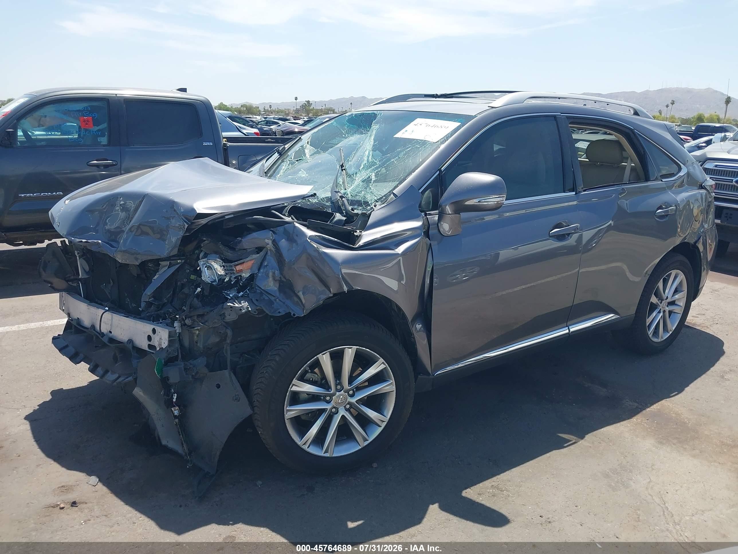 2013 Lexus Rx 350   Gray vin: 2T2ZK1BA8DC119693