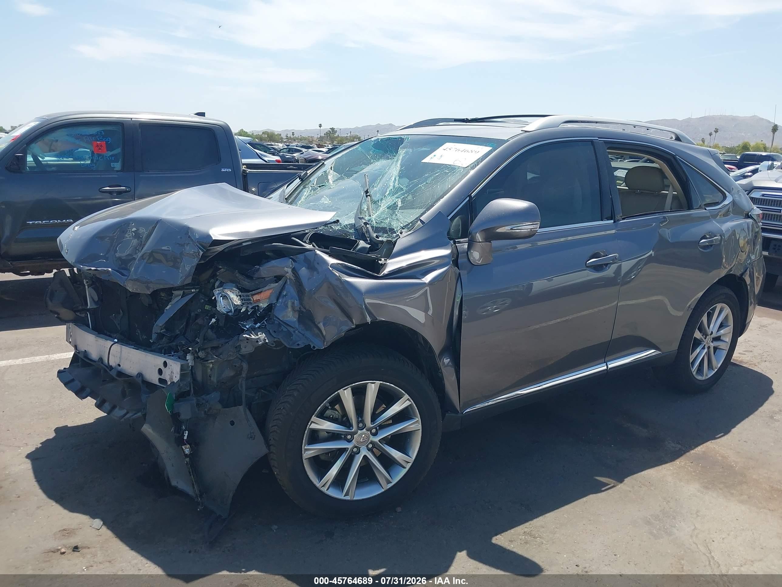 2013 Lexus Rx 350   Gray vin: 2T2ZK1BA8DC119693