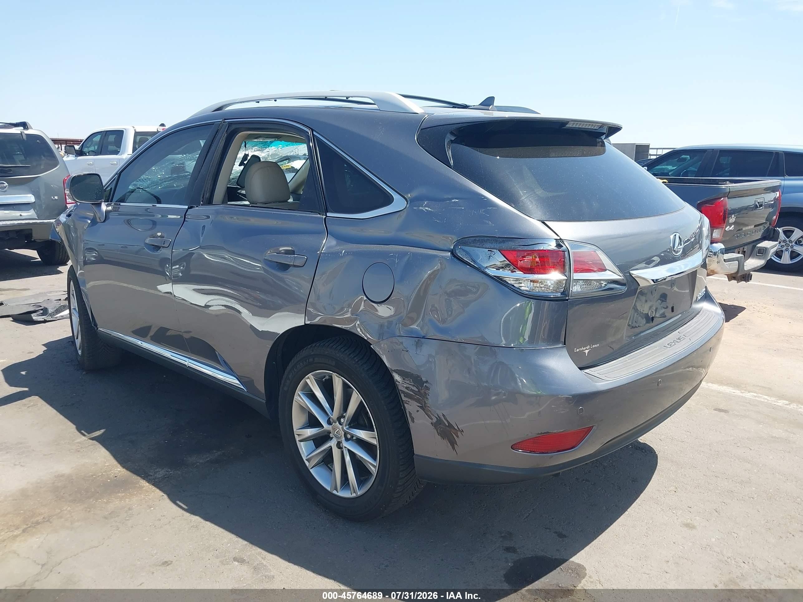 2013 Lexus Rx 350   Gray vin: 2T2ZK1BA8DC119693