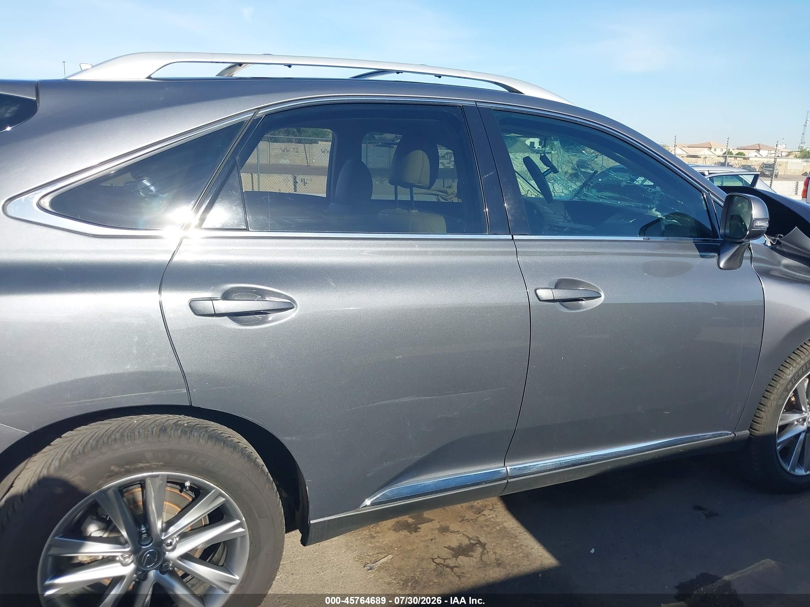 2013 Lexus Rx 350   Gray vin: 2T2ZK1BA8DC119693