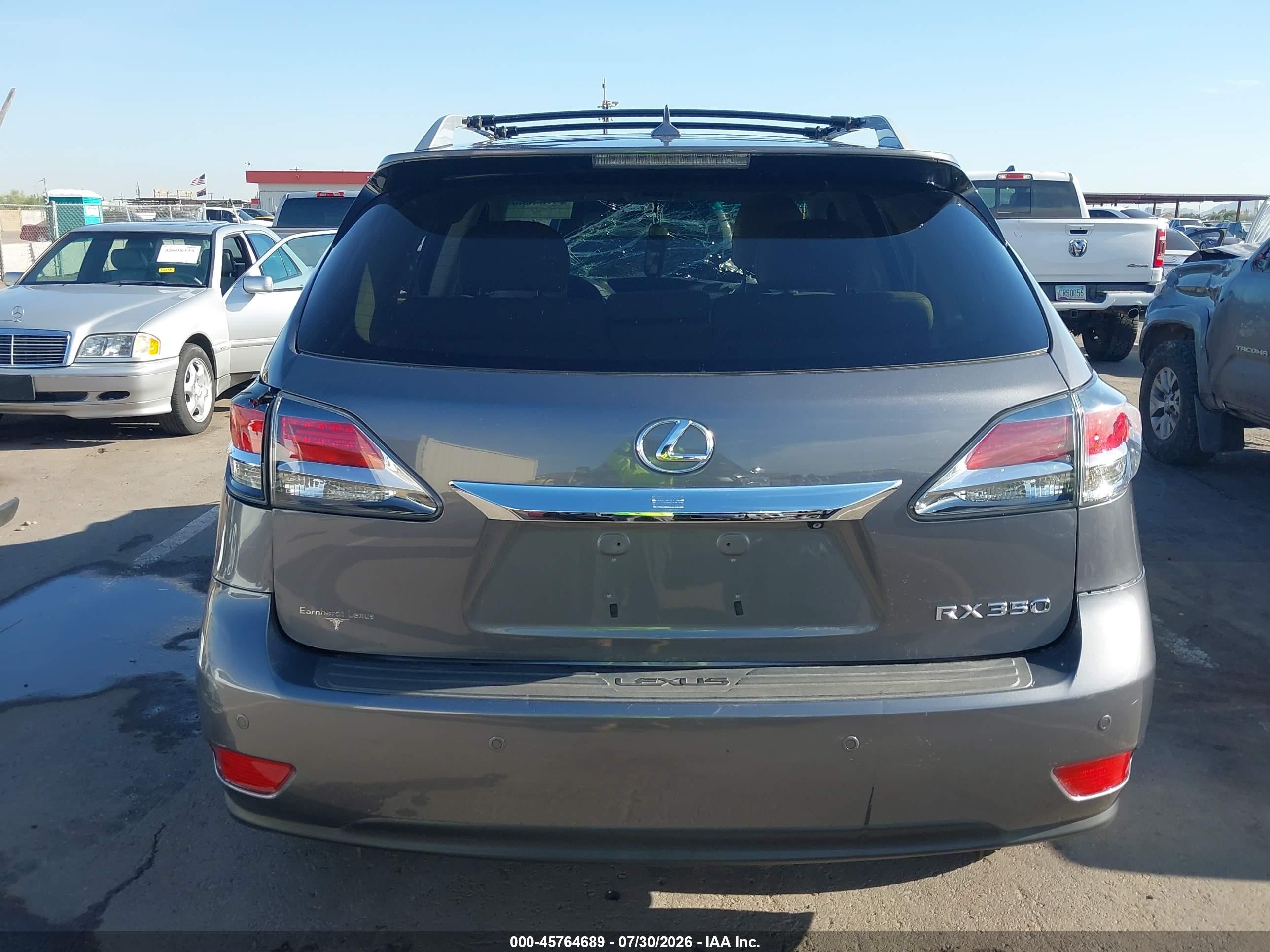 2013 Lexus Rx 350   Gray vin: 2T2ZK1BA8DC119693