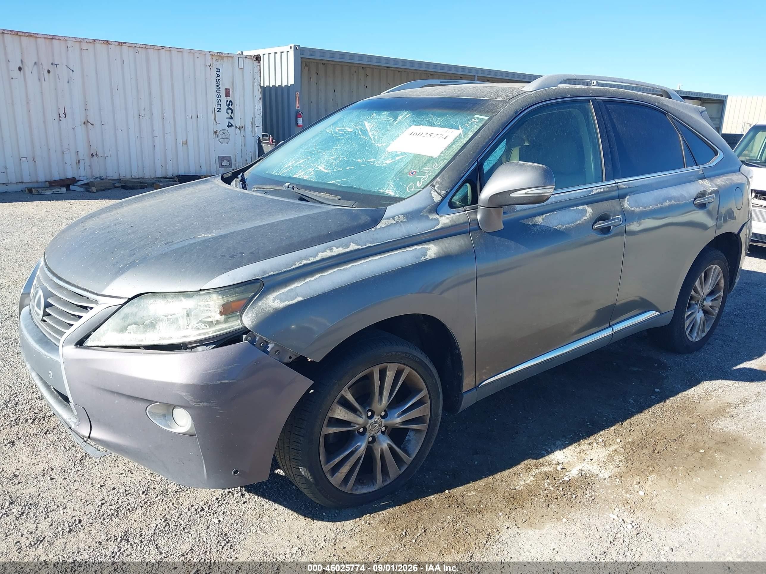 2013 Lexus Rx 350   Серый vin: 2T2ZK1BA8DC119807