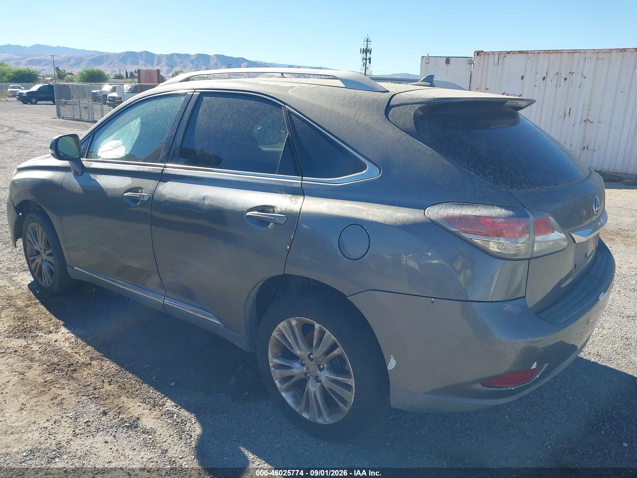 2013 Lexus Rx 350   Серый vin: 2T2ZK1BA8DC119807