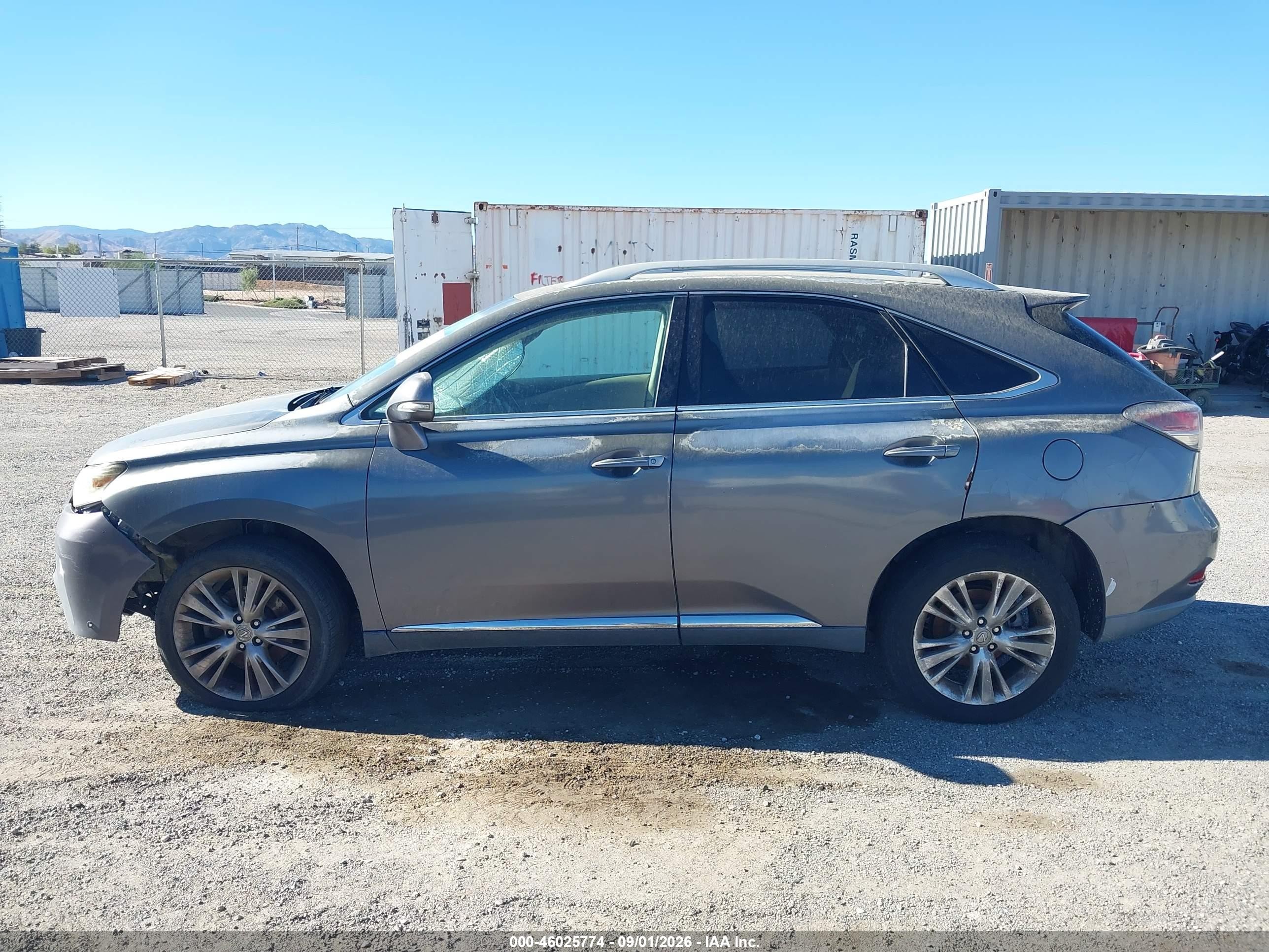 2013 Lexus Rx 350   Серый vin: 2T2ZK1BA8DC119807