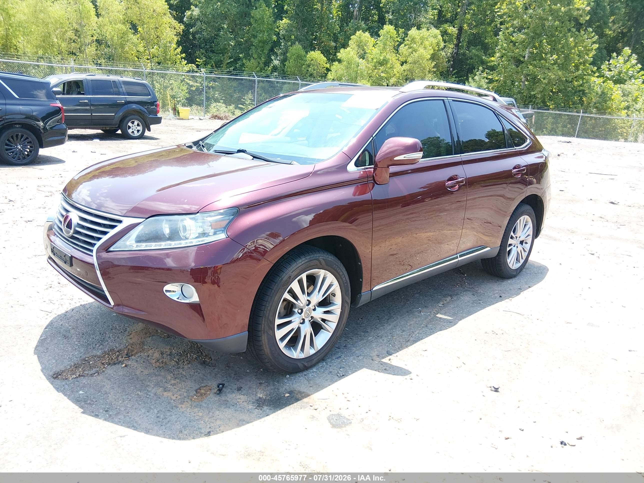 2013 Lexus Rx 350   Maroon vin: 2T2ZK1BA8DC122559
