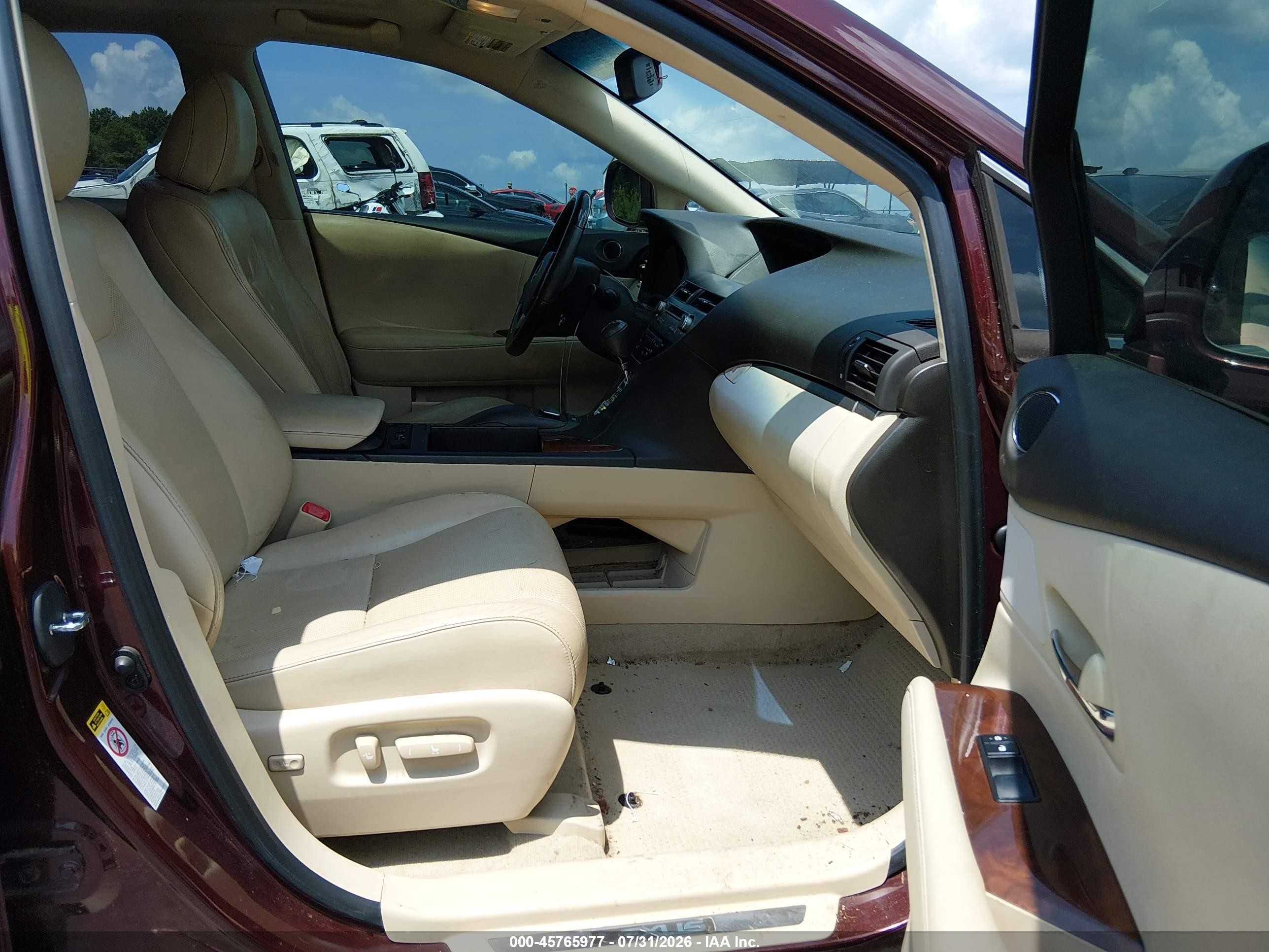 2013 Lexus Rx 350   Maroon vin: 2T2ZK1BA8DC122559