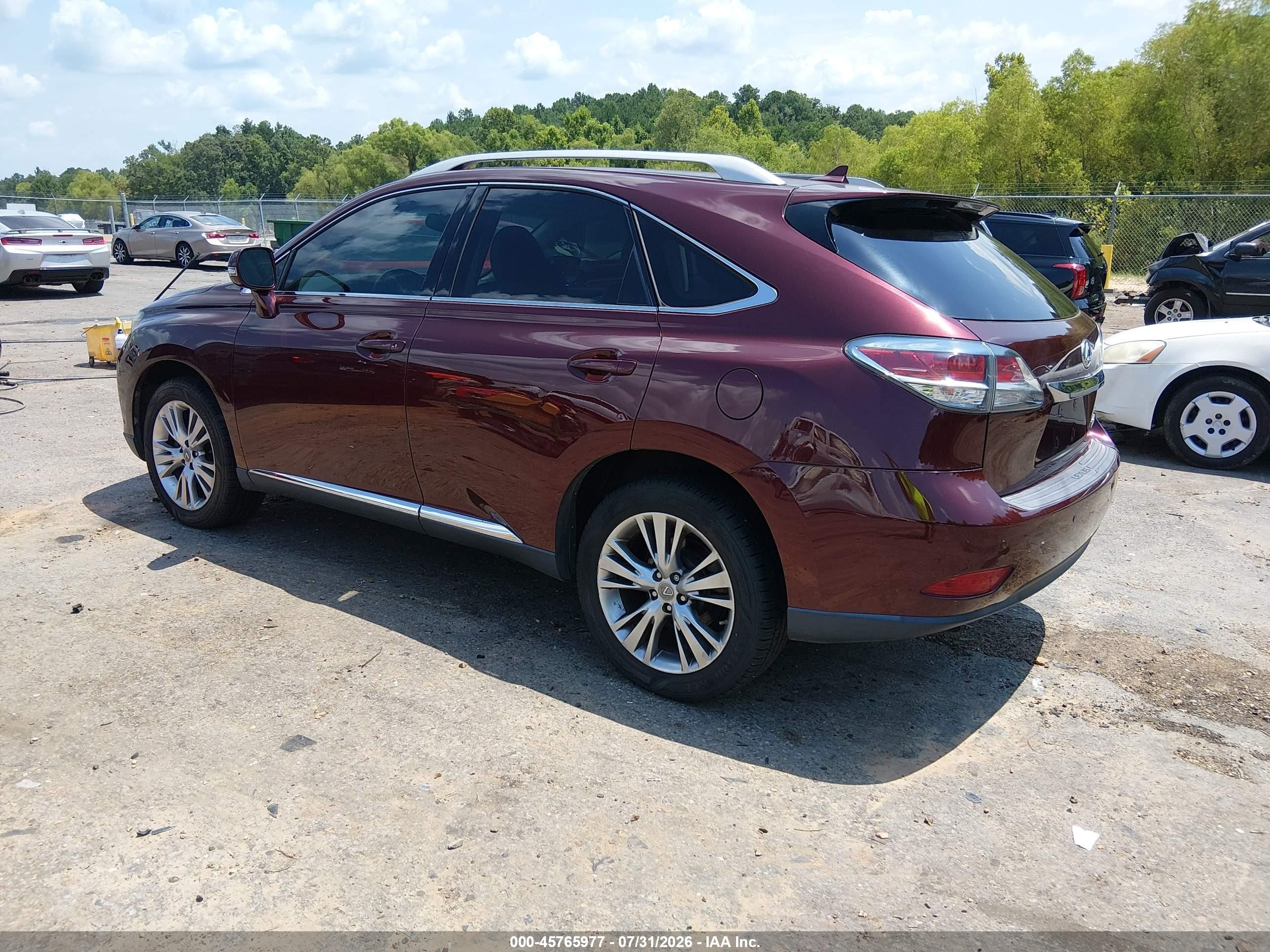 2013 Lexus Rx 350   Maroon vin: 2T2ZK1BA8DC122559