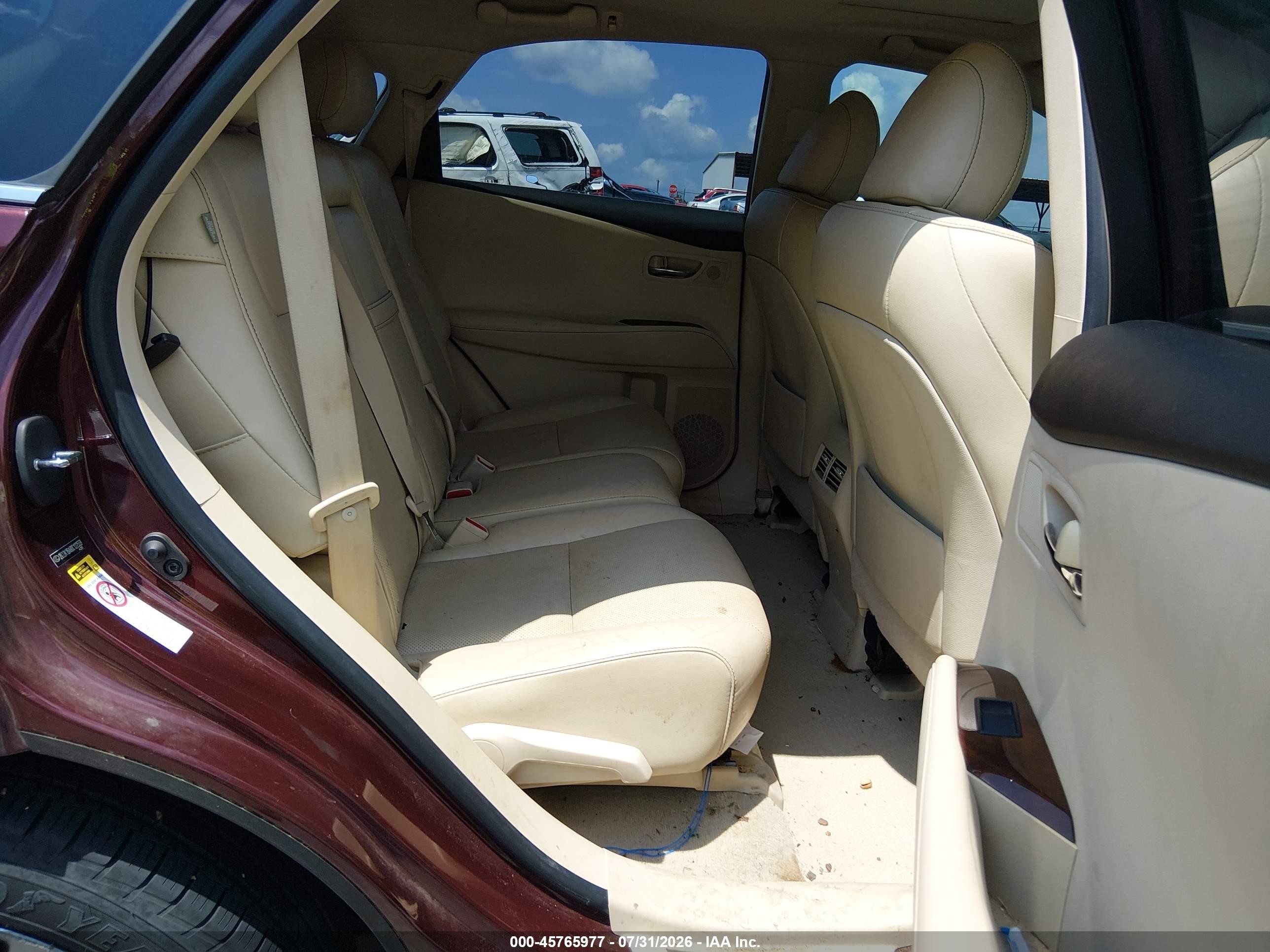 2013 Lexus Rx 350   Maroon vin: 2T2ZK1BA8DC122559