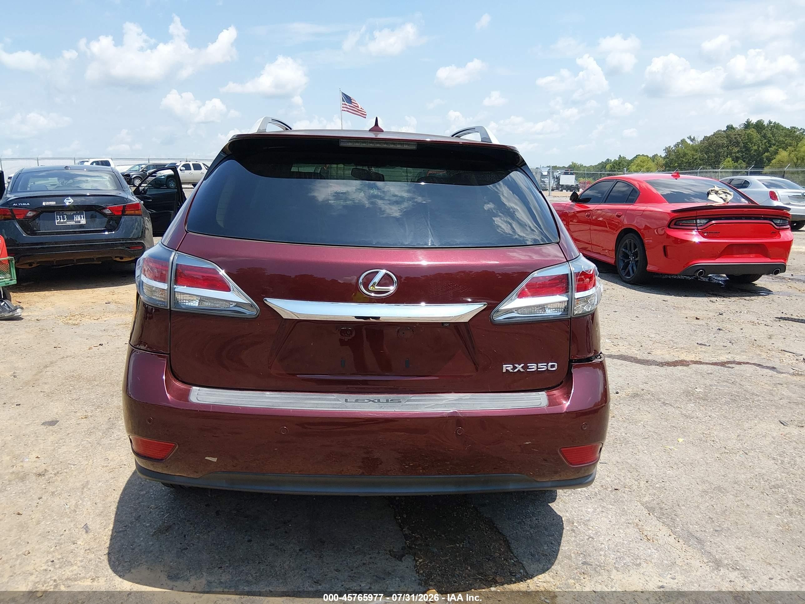 2013 Lexus Rx 350   Maroon vin: 2T2ZK1BA8DC122559
