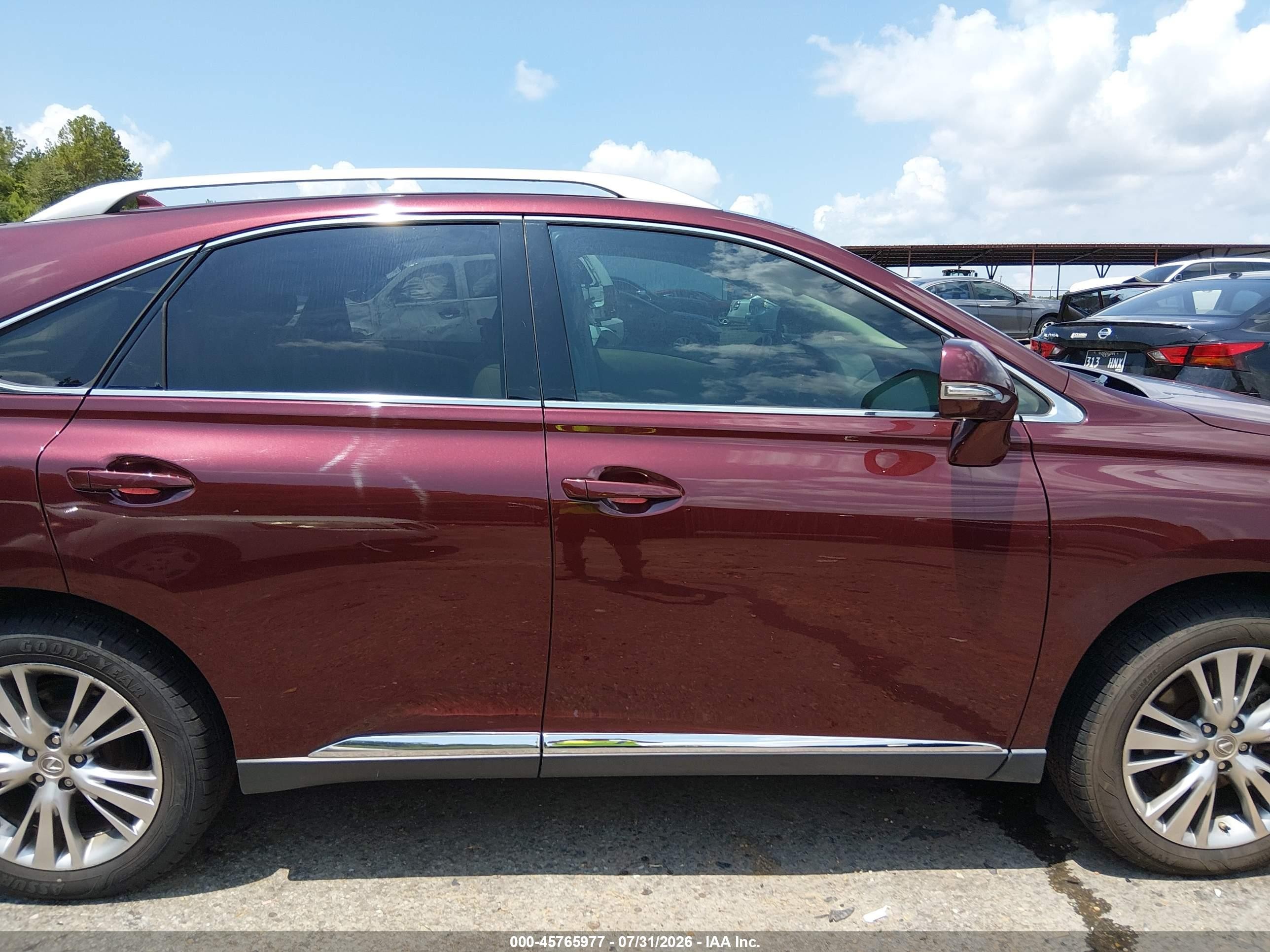2013 Lexus Rx 350   Maroon vin: 2T2ZK1BA8DC122559