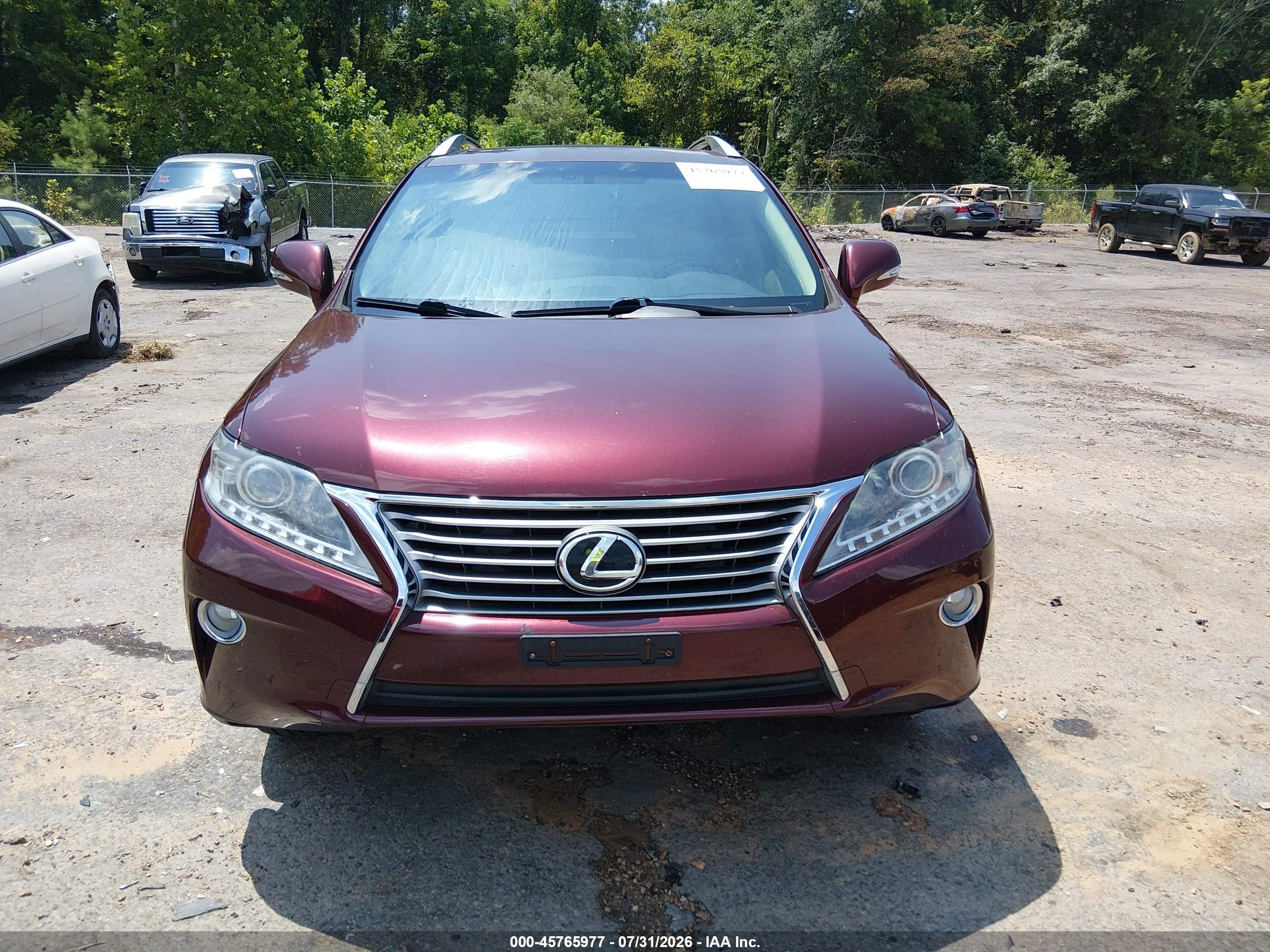 2013 Lexus Rx 350   Maroon vin: 2T2ZK1BA8DC122559