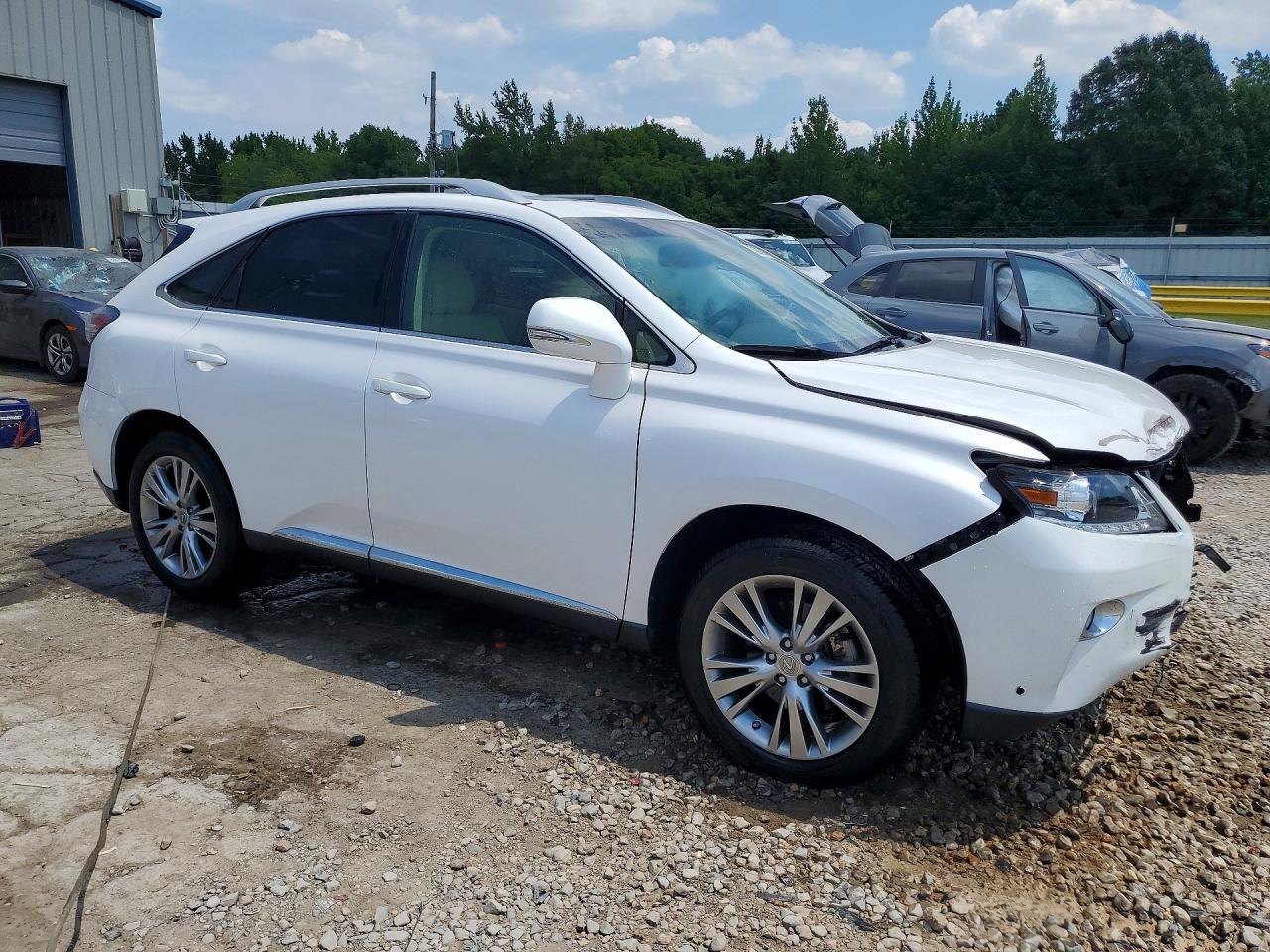 2013 Lexus Rx 350 White vin: 2T2ZK1BA8DC127793