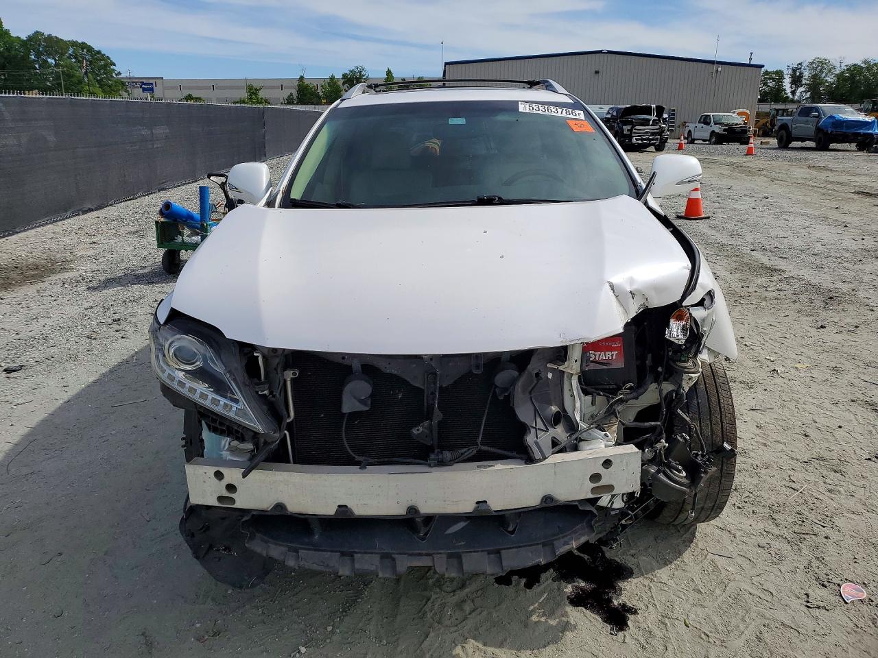 2014 Lexus Rx 350 White vin: 2T2ZK1BA8EC135426