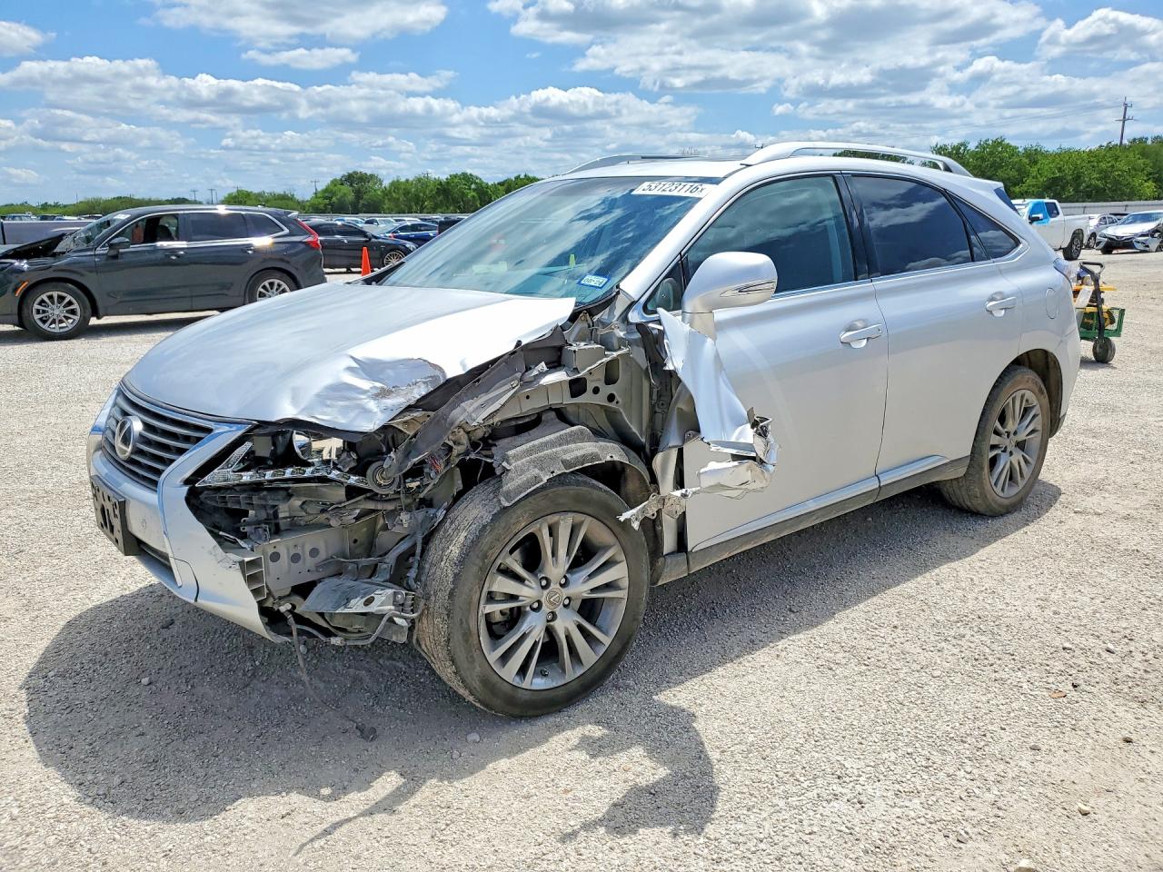 2014 Lexus Rx 350 Silver vin: 2T2ZK1BA8EC139346