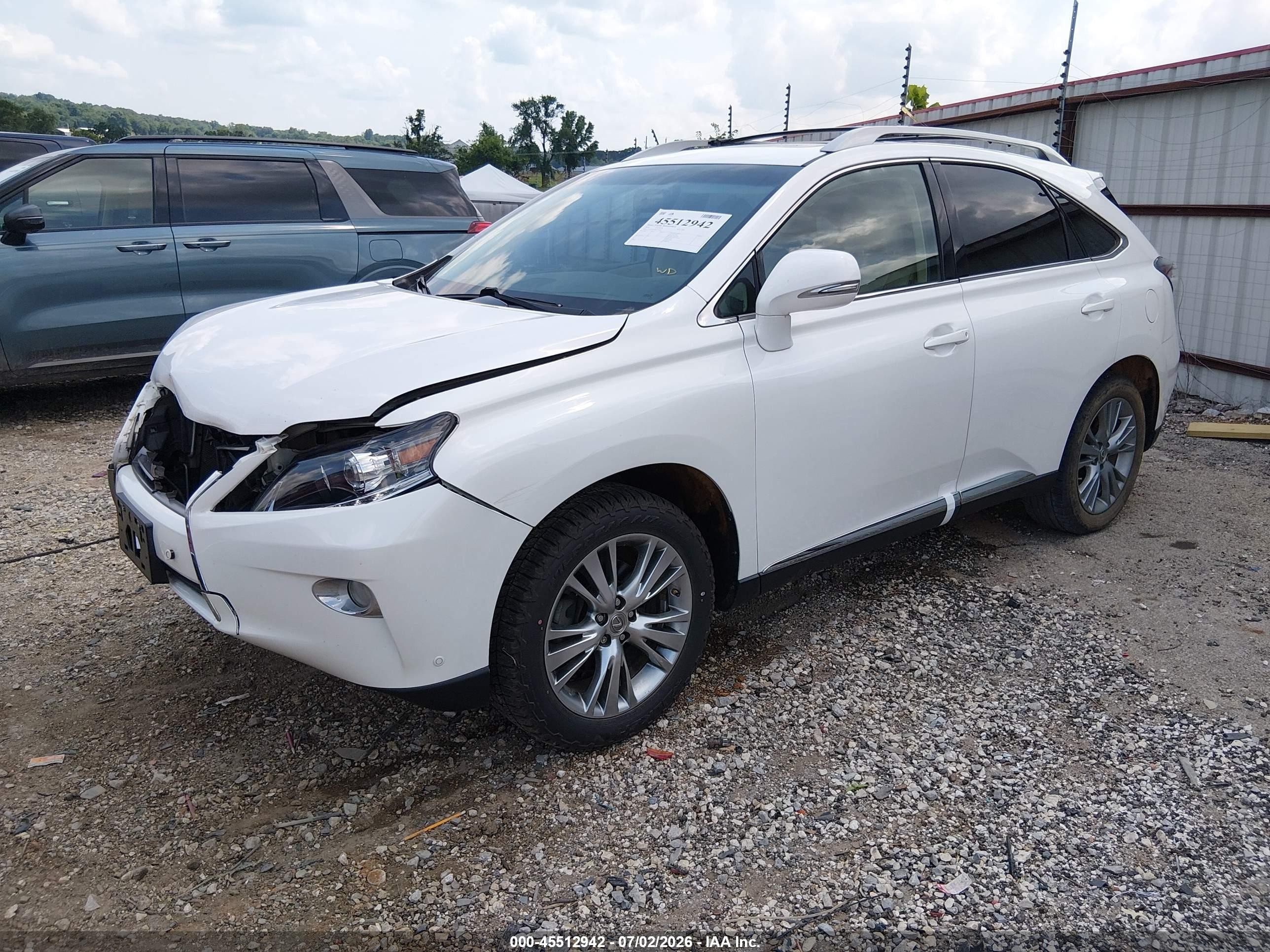 2014 Lexus Rx 350 White vin: 2T2ZK1BA8EC141047