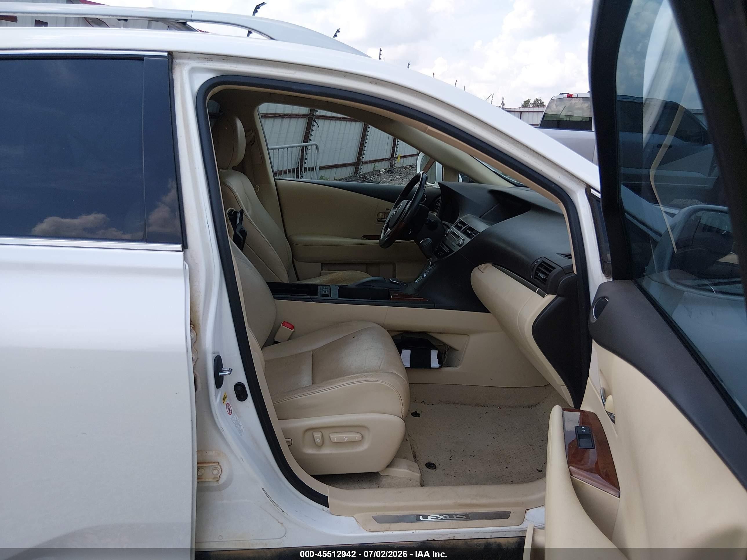 2014 Lexus Rx 350 White vin: 2T2ZK1BA8EC141047