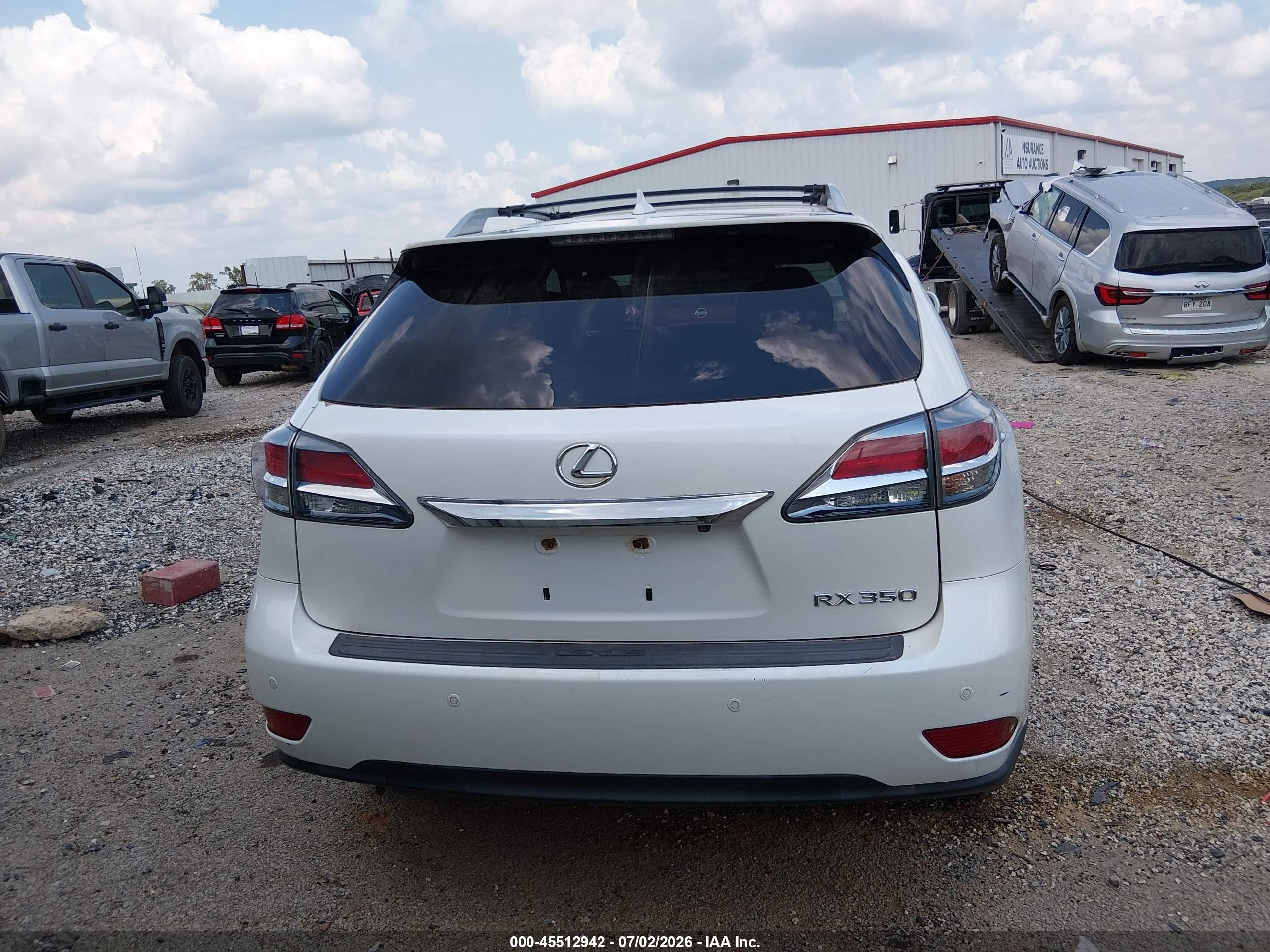 2014 Lexus Rx 350 White vin: 2T2ZK1BA8EC141047
