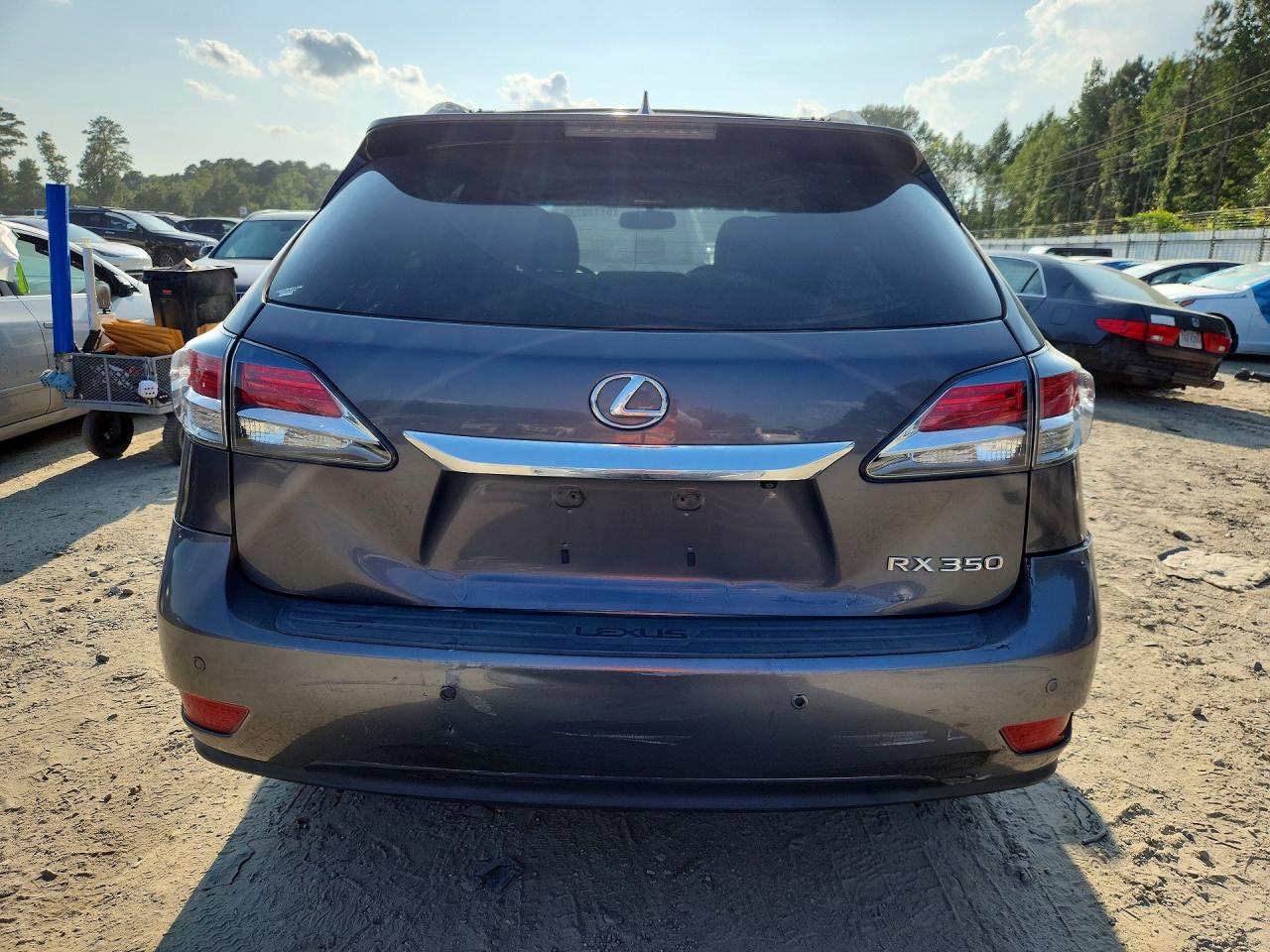 2014 Lexus Rx 350 Gray vin: 2T2ZK1BA8EC144594